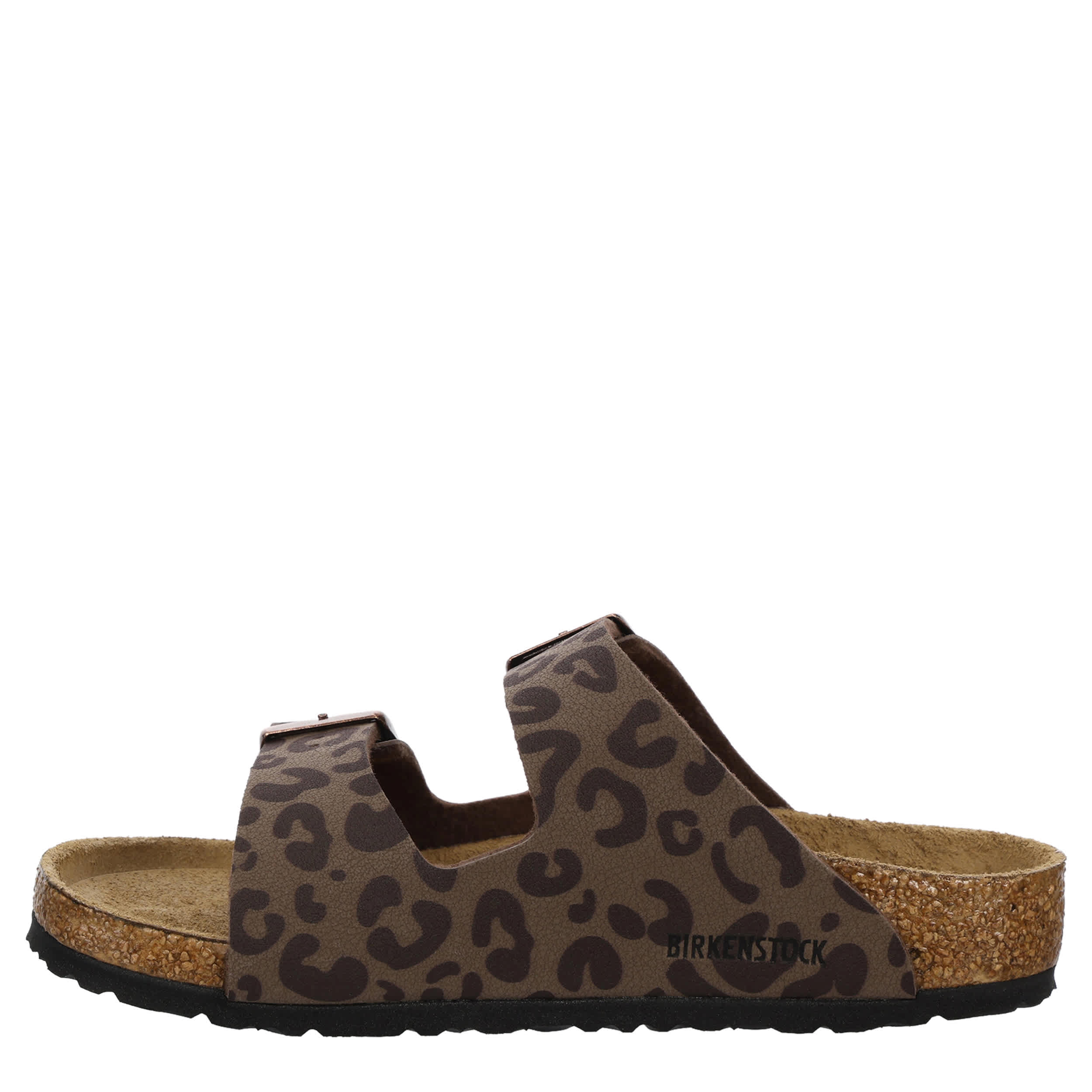 BIRKENSTOCK-GIRLS LITTLE KID ARIZONA FOOTBED SANDAL-LEOPARD & 