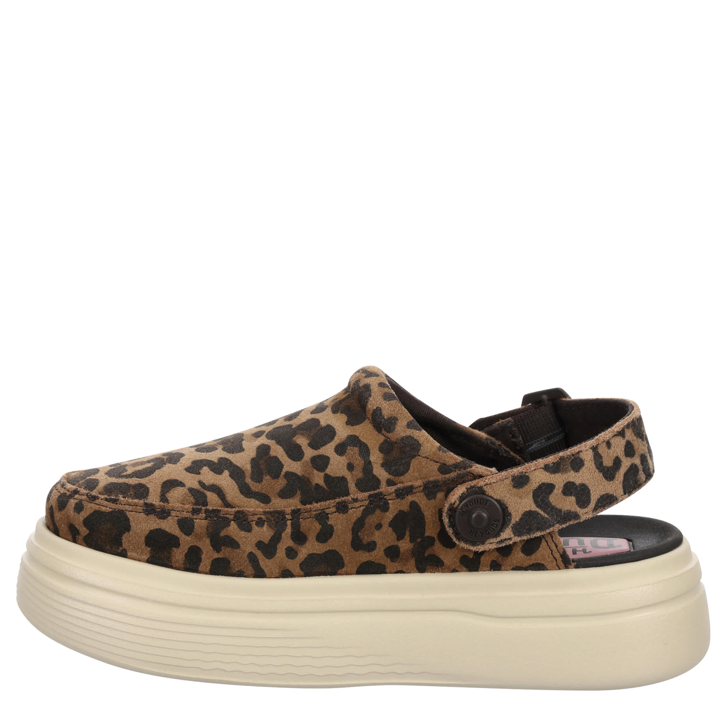 HEYDUDE-GIRLS LITTLE-BIG KID AUSTIN LIFT SLIP ON SHOE-LEOPARD & 