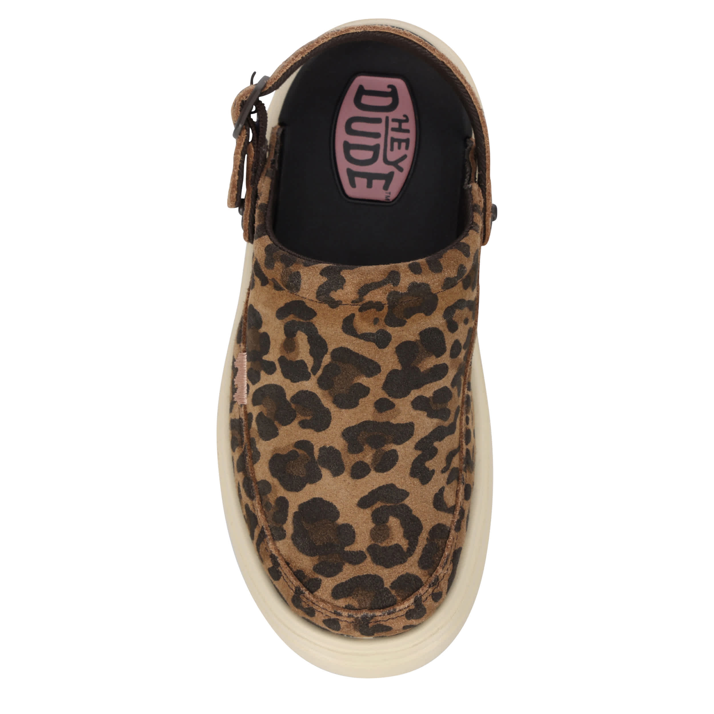 HEYDUDE-GIRLS LITTLE-BIG KID AUSTIN LIFT SLIP ON SHOE-LEOPARD & 