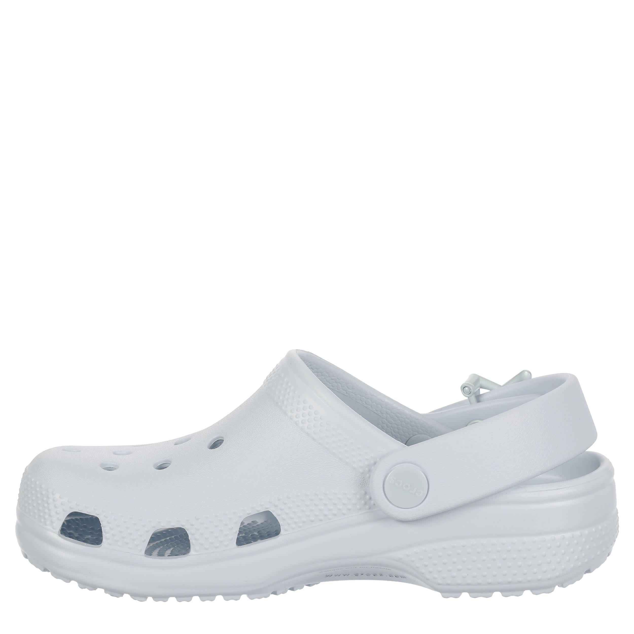 CROCS-GIRLS LITTLE-BIG KID CLASSIC BUCKLE CLOG-PALE BLUE & 