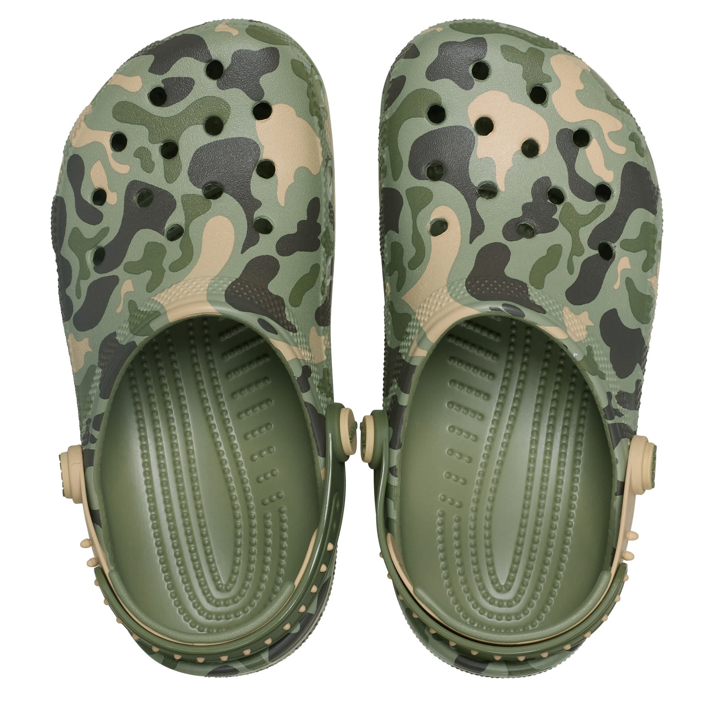 CROCS-BOYS LITTLE-BIG KID CLASSIC SNAPBACK STRAP CLOG-CAMO & 
