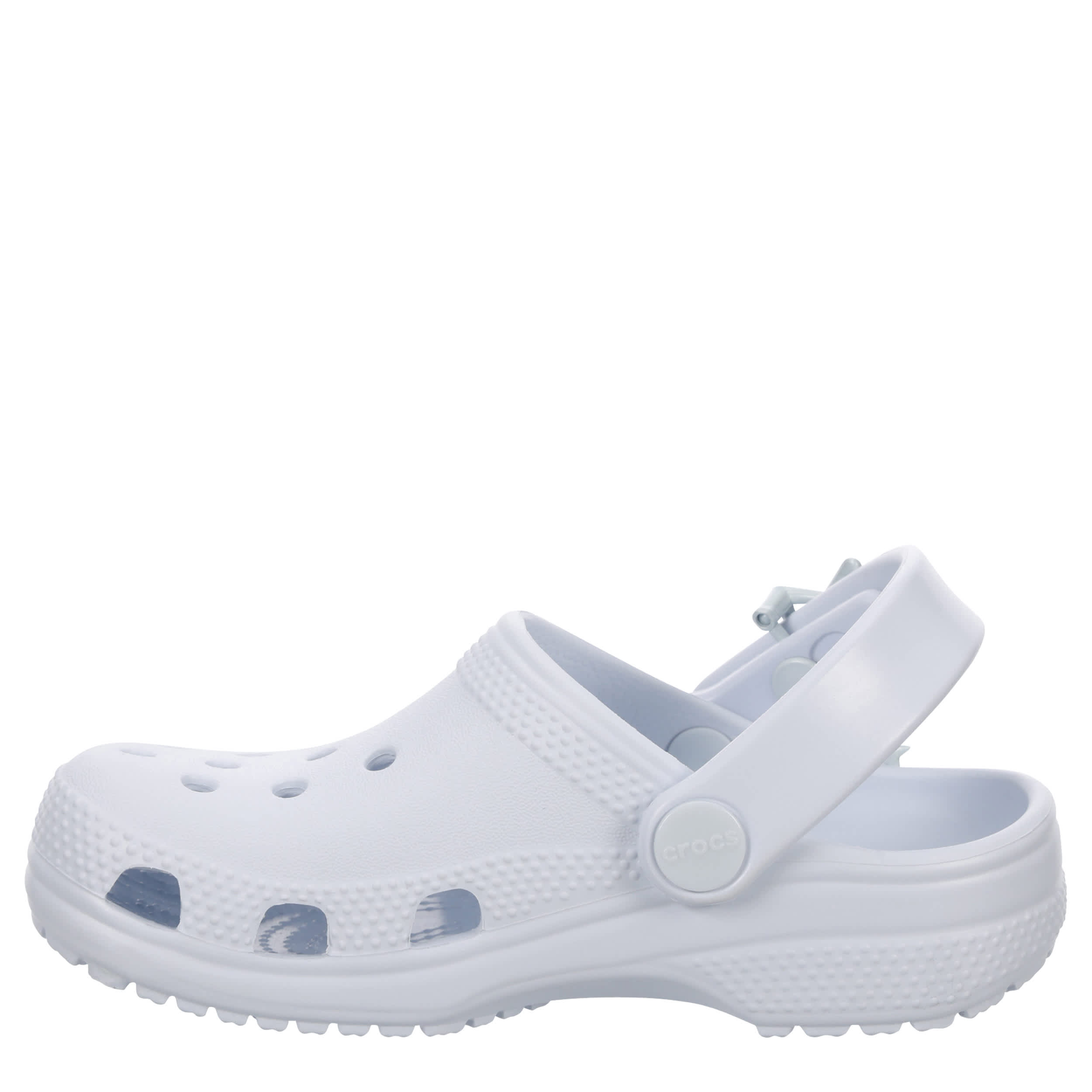 CROCS-GIRLS TODDLER CLASSIC BUCKLE CLOG-PALE BLUE & 