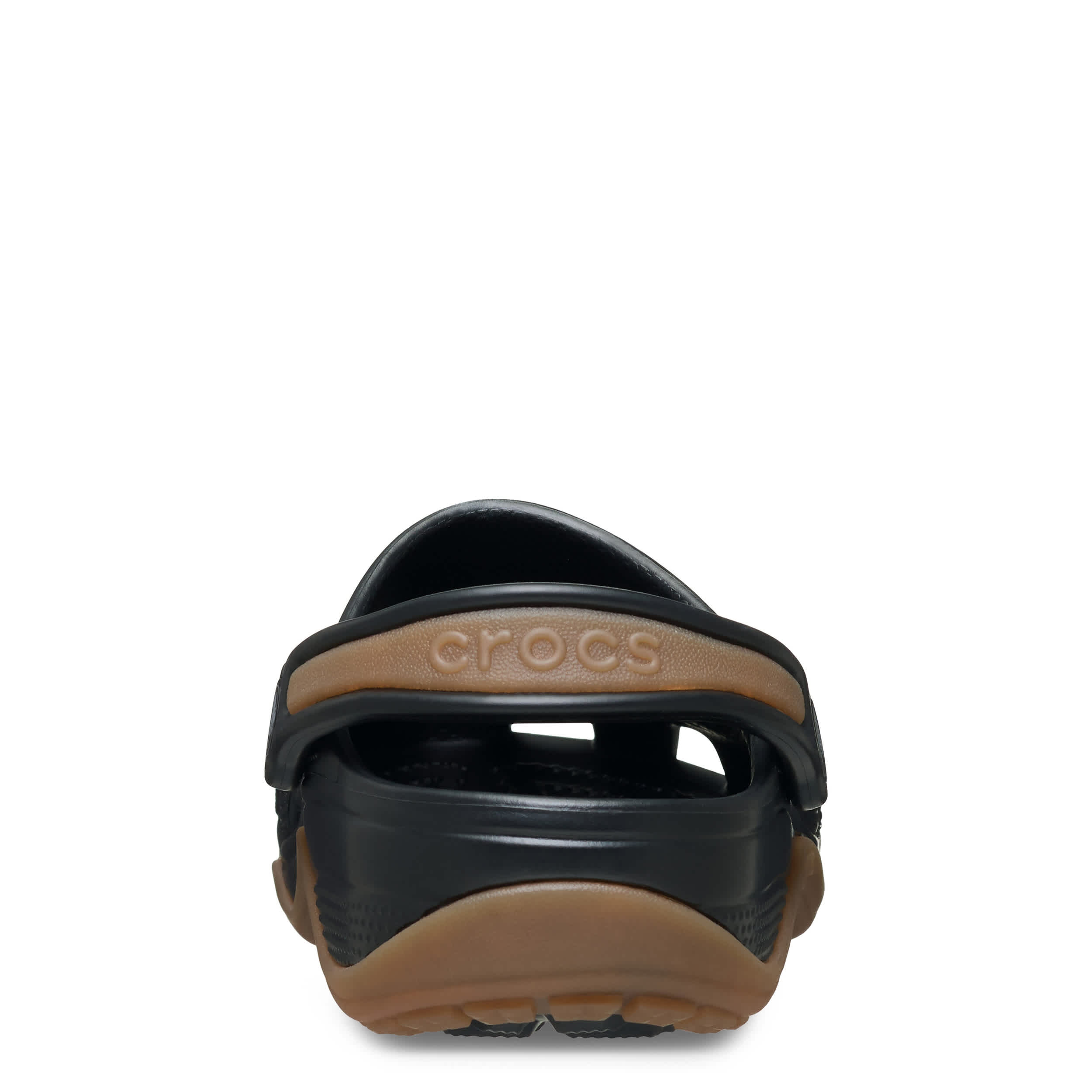 CROCS-BOYS LITTLE-BIG KID CLASSIC EVO GUM CLOG-BLACK & DARK TAN