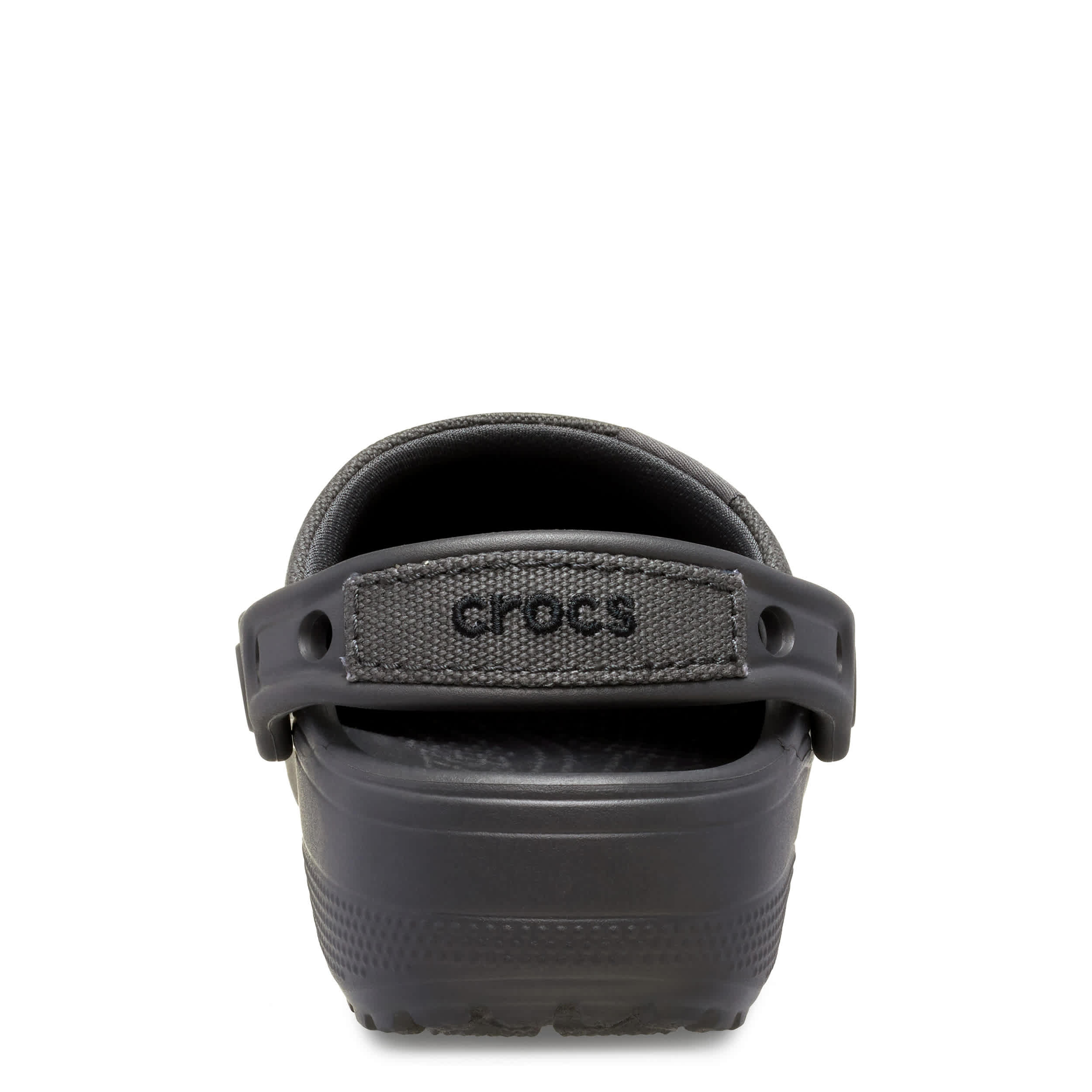 CROCS-BOYS LITTLE-BIG KID CRAFTED CANVAS CLOG-BLACK & BLACK