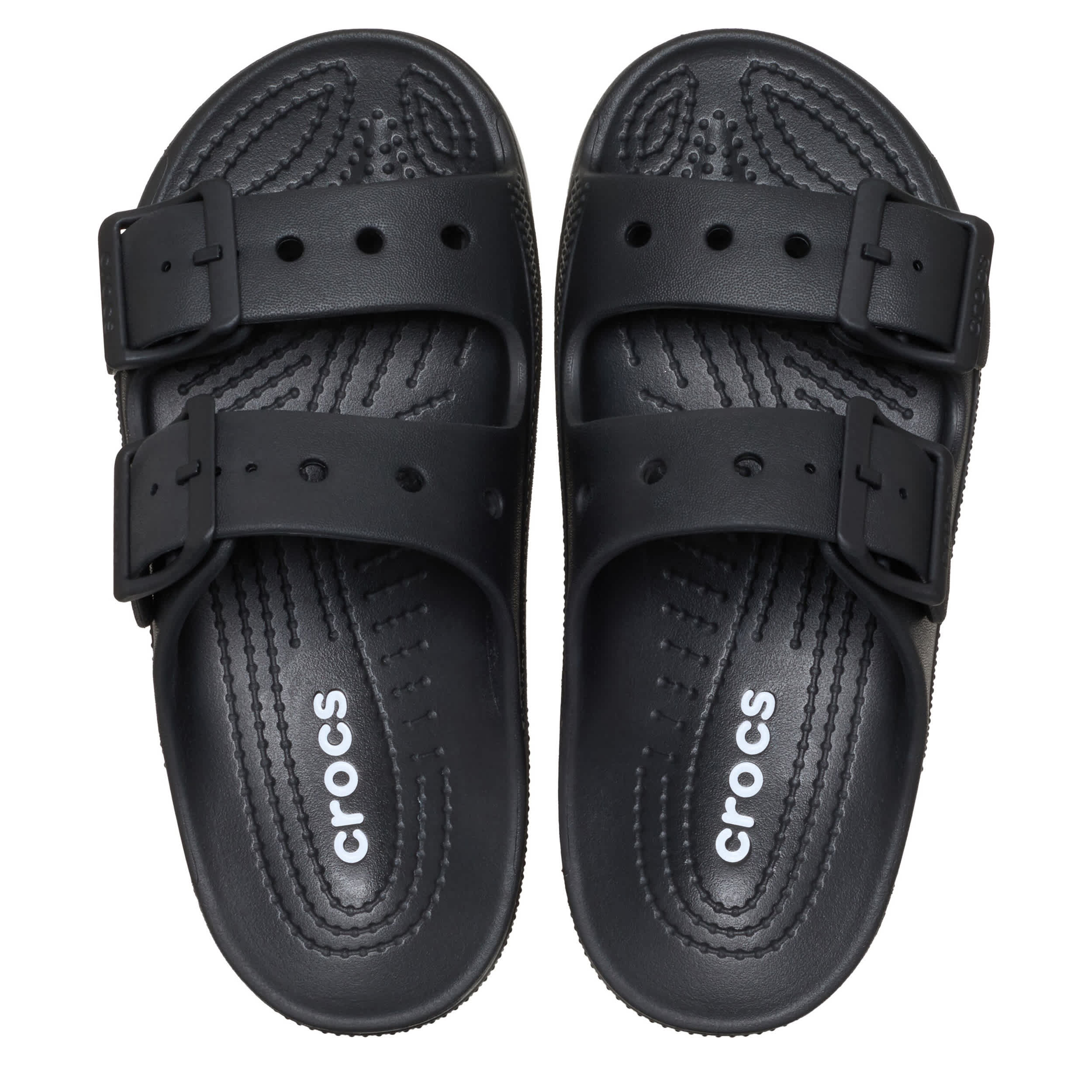 CROCS-GIRLS LITTLE-BIG KID SATURDAY SANDA-BLACK & BLACK