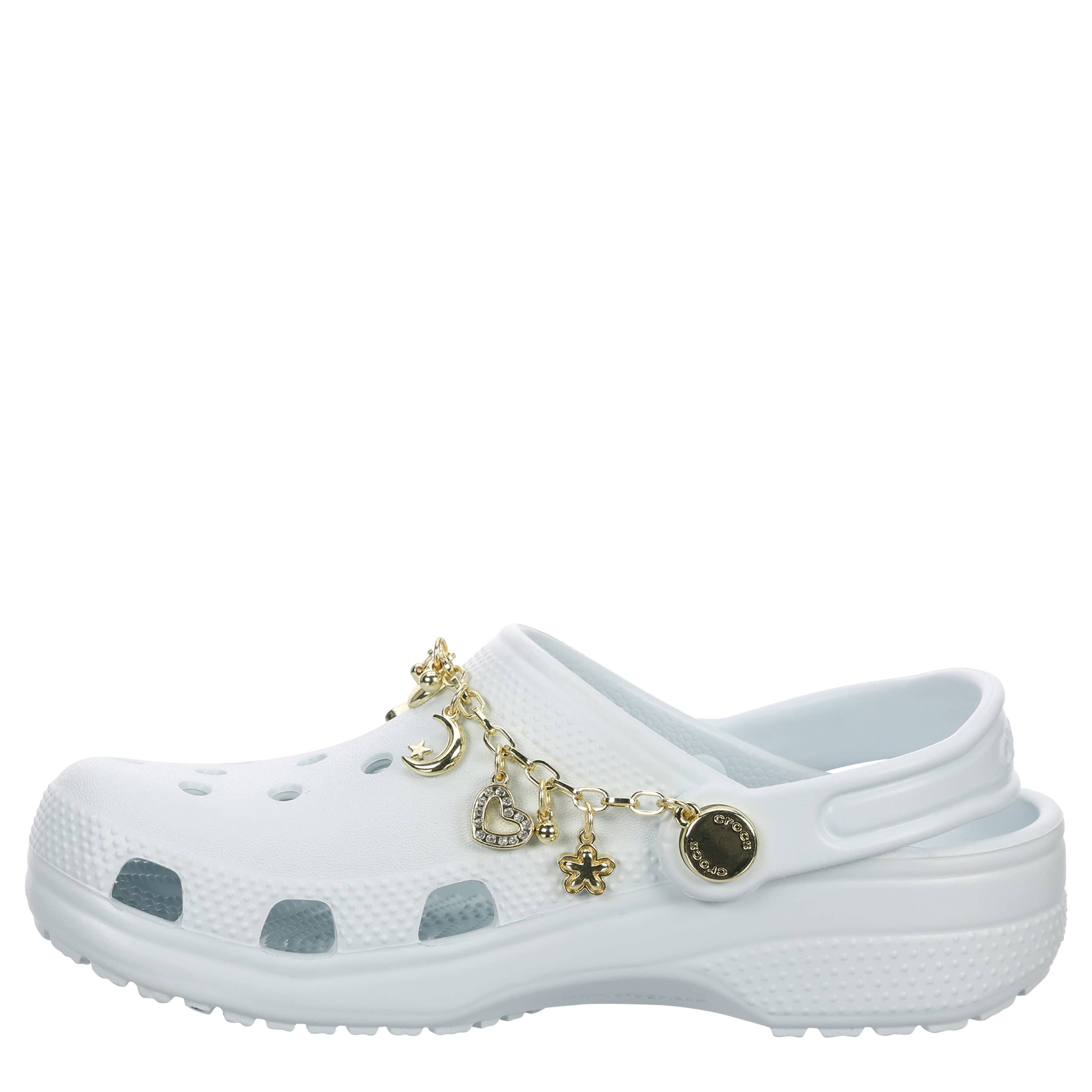 CROCS-GIRLS LITTLE-BIG KID CLASSIC GEM CLOG-PALE BLUE & 