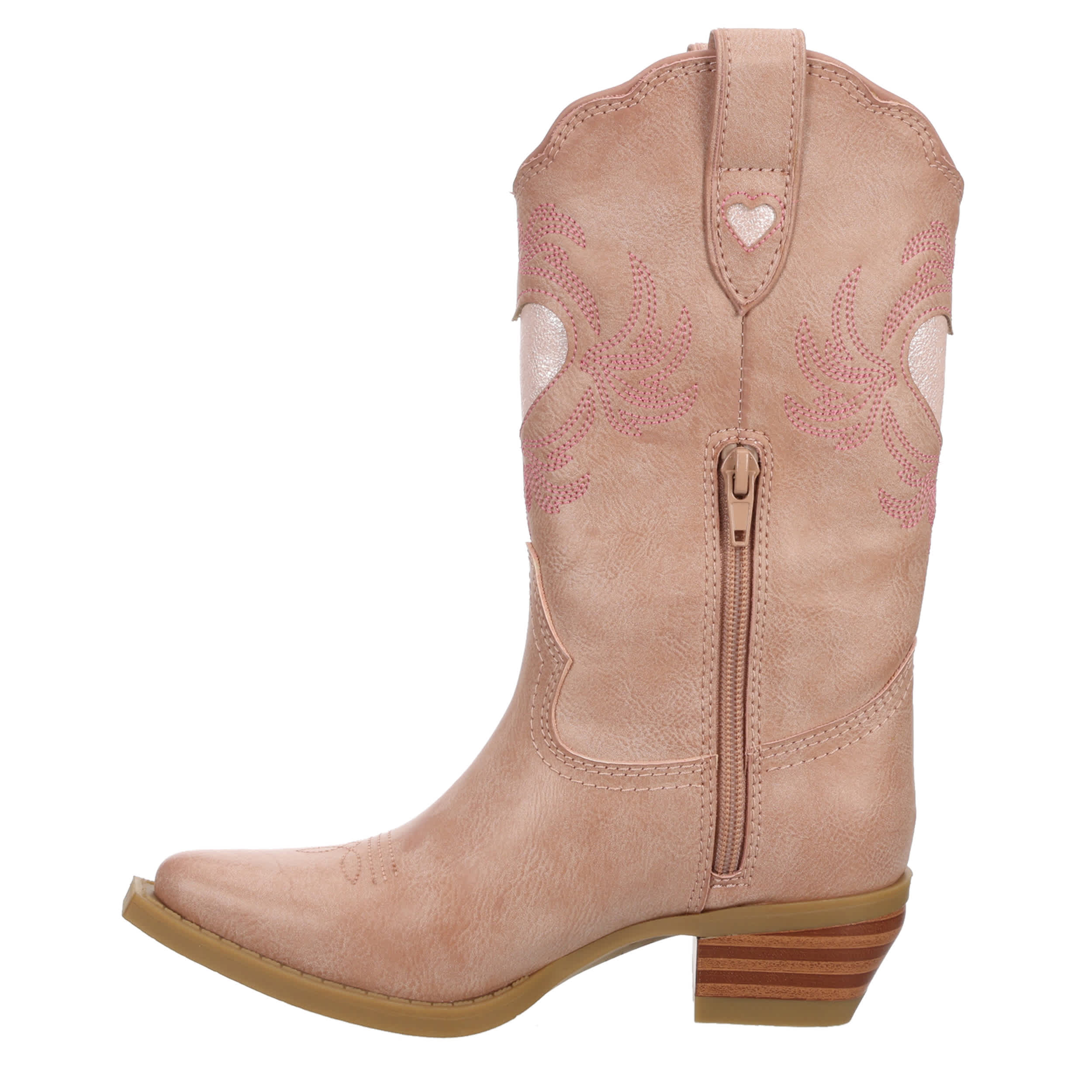 FRYE & CO-GIRLS LITTLE-BIG KID IYLA SHORT DECO STITCH-PALE PINK & 