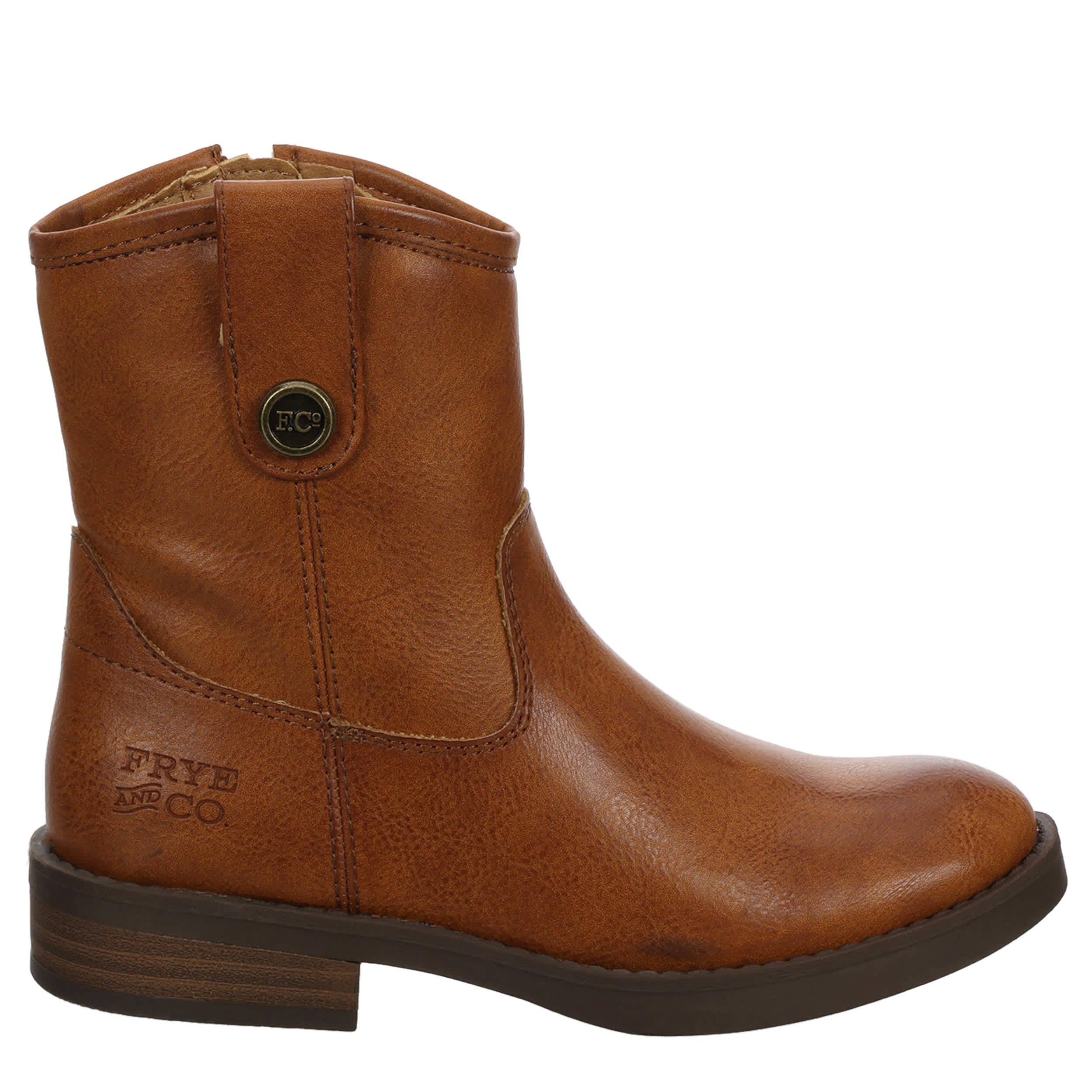 FRYE & CO-GIRLS LITTLE-BIG KID KELLIE BUTTON SHORT-BROWN & 
