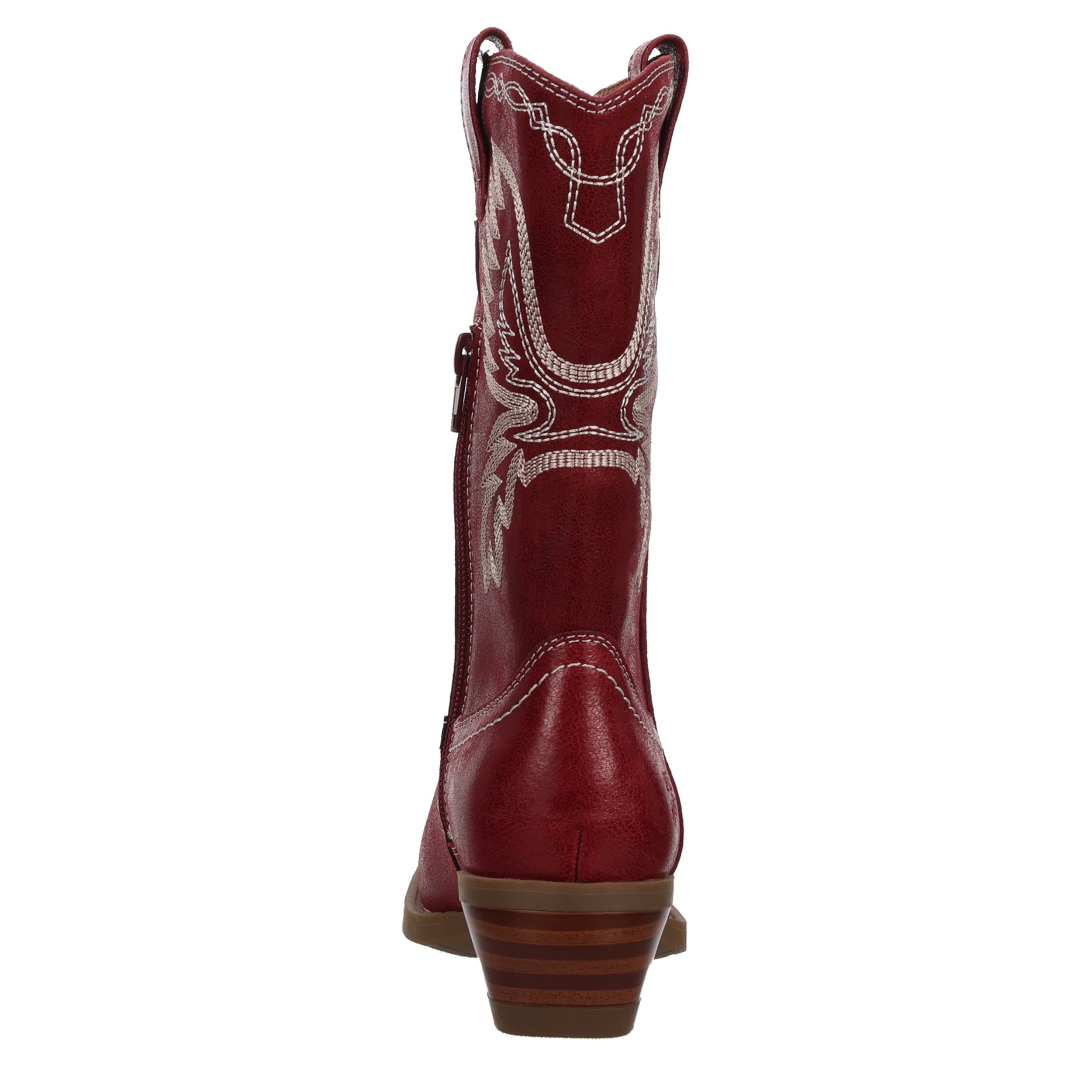 FRYE & CO-GIRLS LITTLE-BIG KID IYLA SHORT DECO STITCH-RED & 