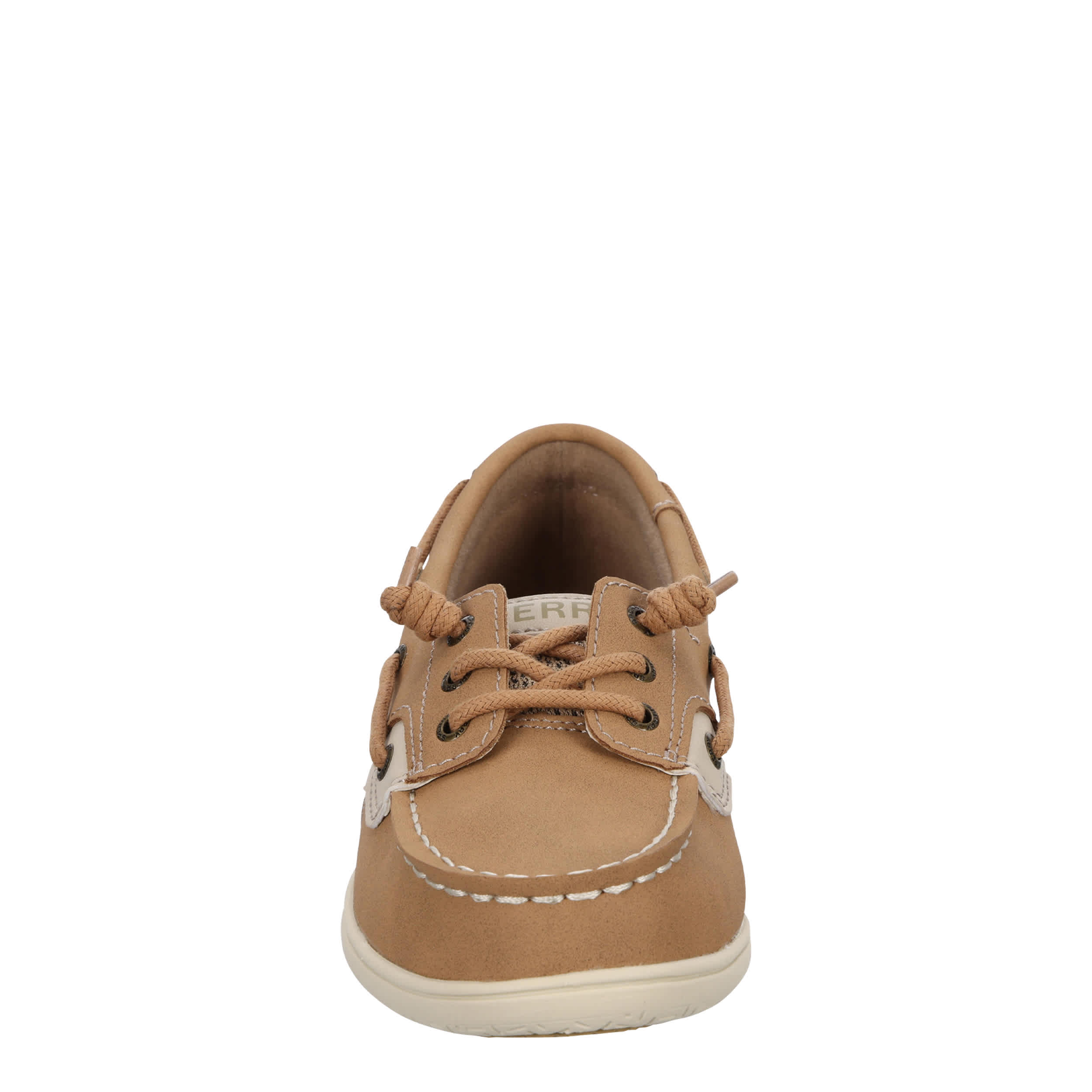 SPERRY-GIRLS LITTLE-BIG KID SHORESIDER BOAT SHOE-TAN & 