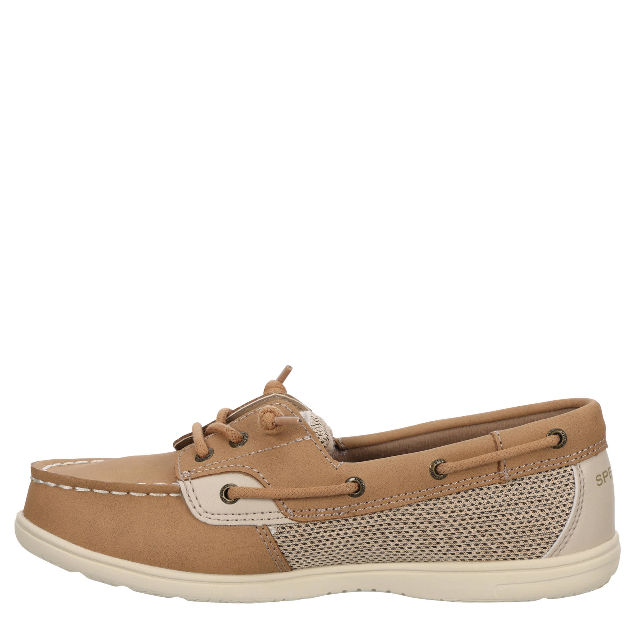 SPERRY-GIRLS LITTLE-BIG KID SHORESIDER BOAT SHOE-TAN & 