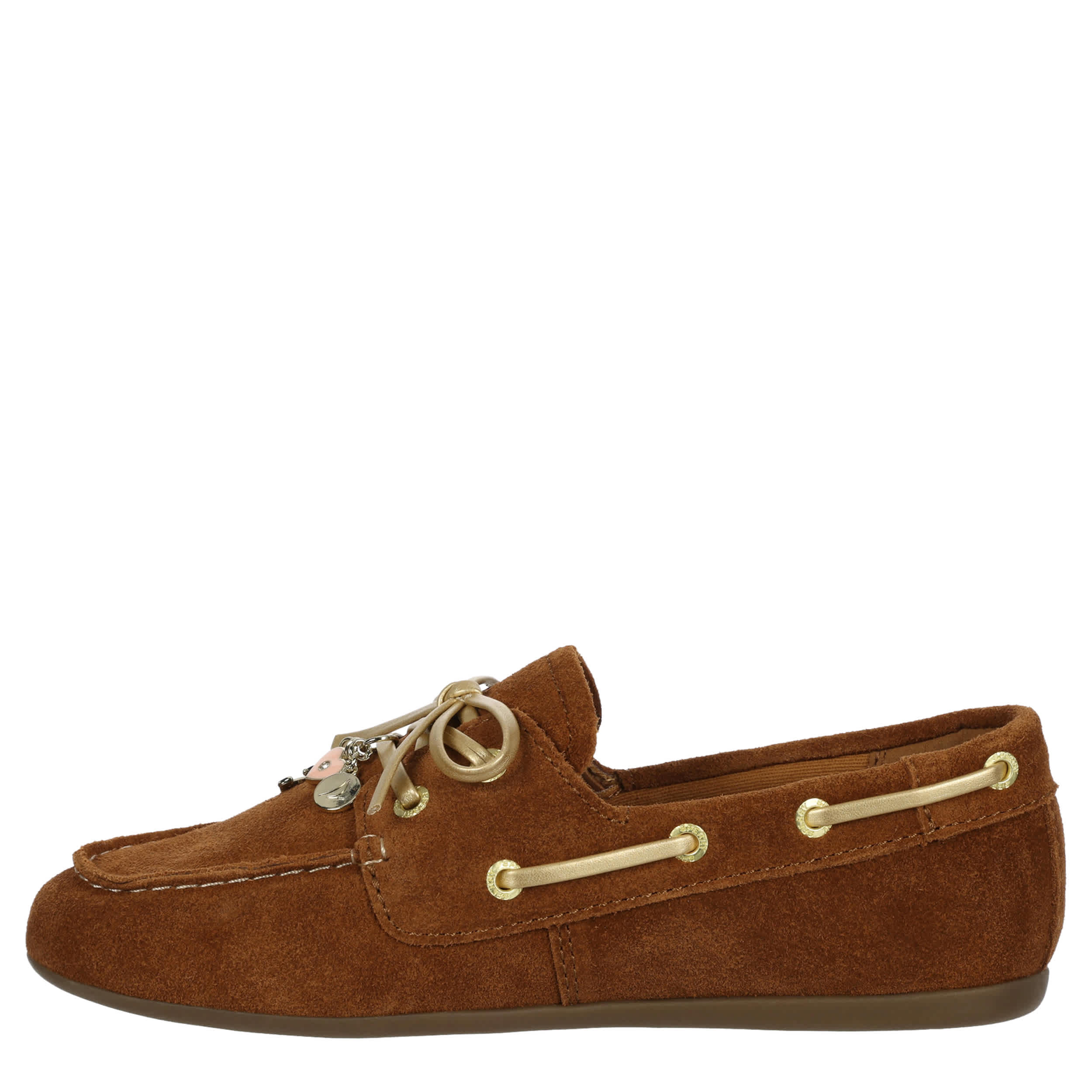 SPERRY-GIRLS LITTLE-BIG KID SLIM BOAT SHOE-COGNAC & 