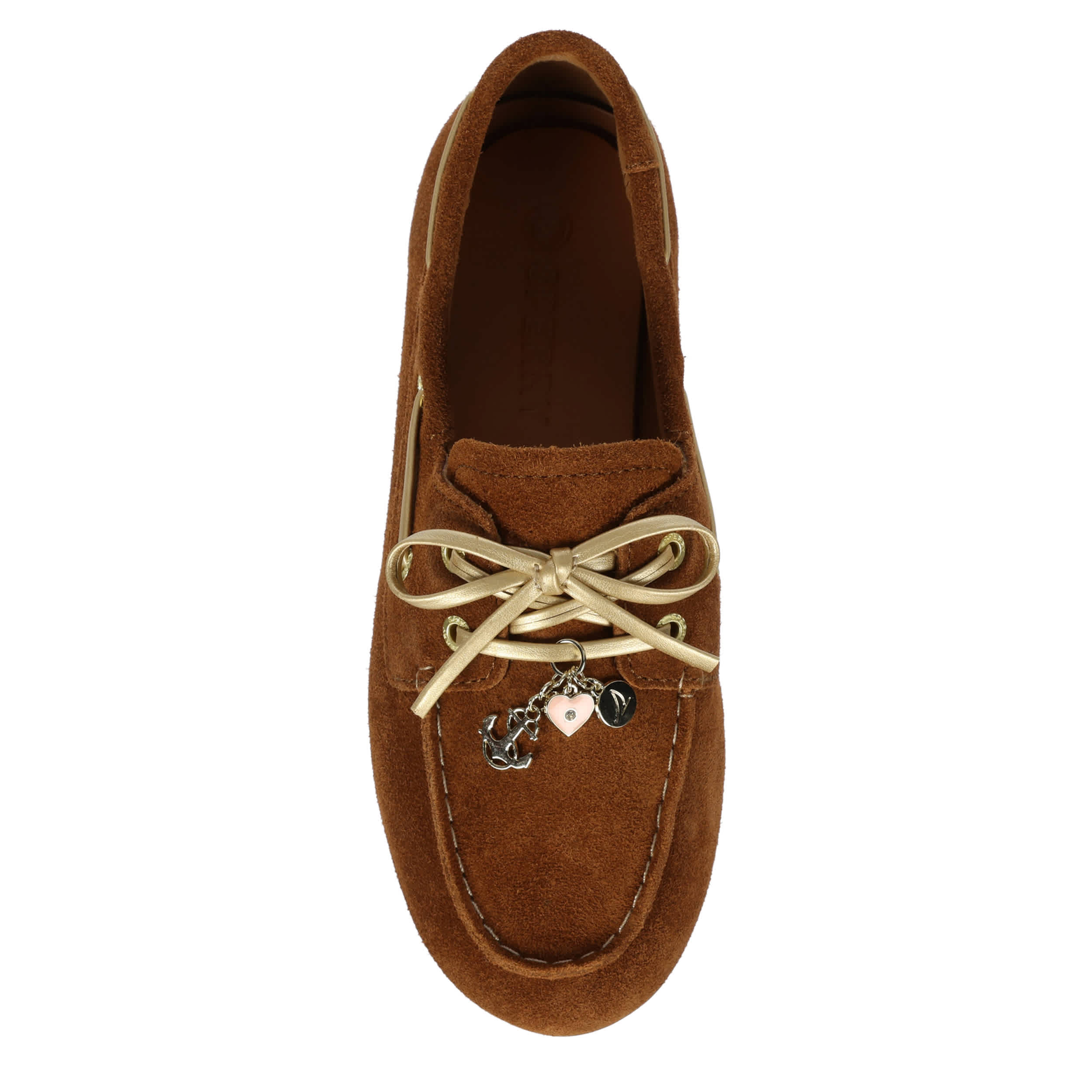 SPERRY-GIRLS LITTLE-BIG KID SLIM BOAT SHOE-COGNAC & 