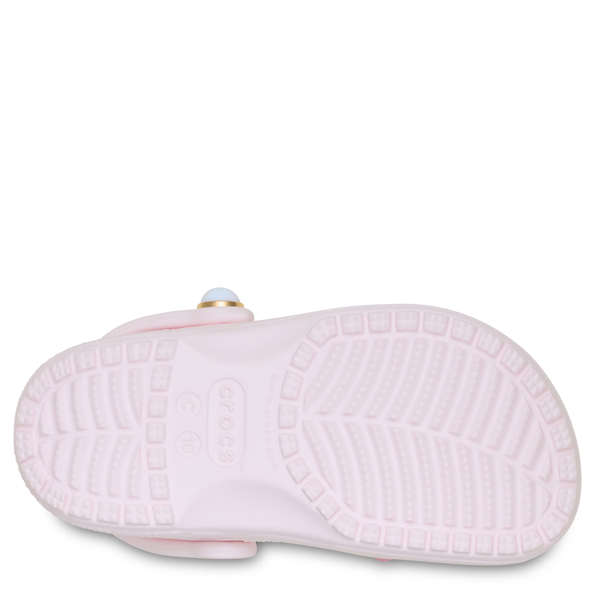 CROCS-GIRLS TODDLER CLASSIC  GEM CLOG-PALE PINK & 