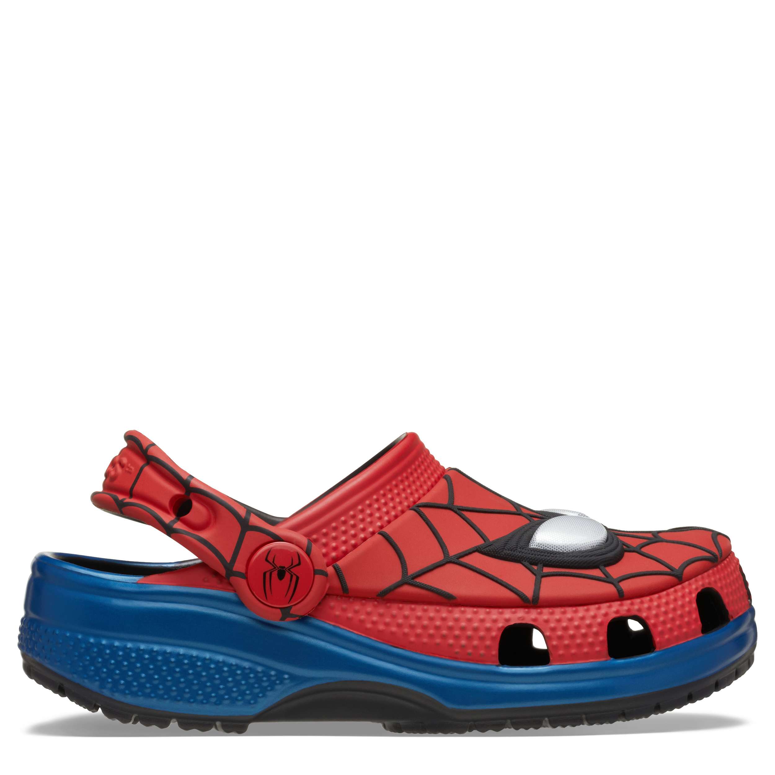 CROCS-BOYS TODDLER SPIDERMAN CLASSIC CLOG-RED & BLUE