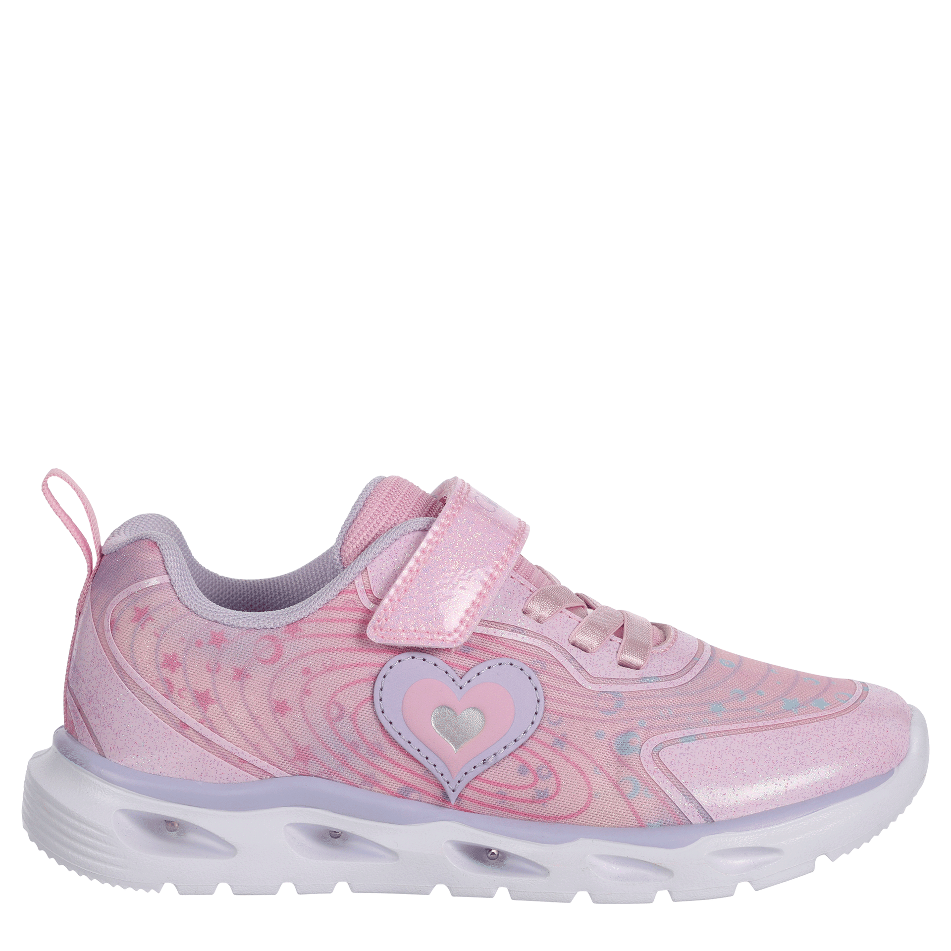 CUPCAKE COUTURE-GIRLS LITTLE-BIG KID LOVELY LIGHTED SNEAKER-PINK & MULTICOLOR