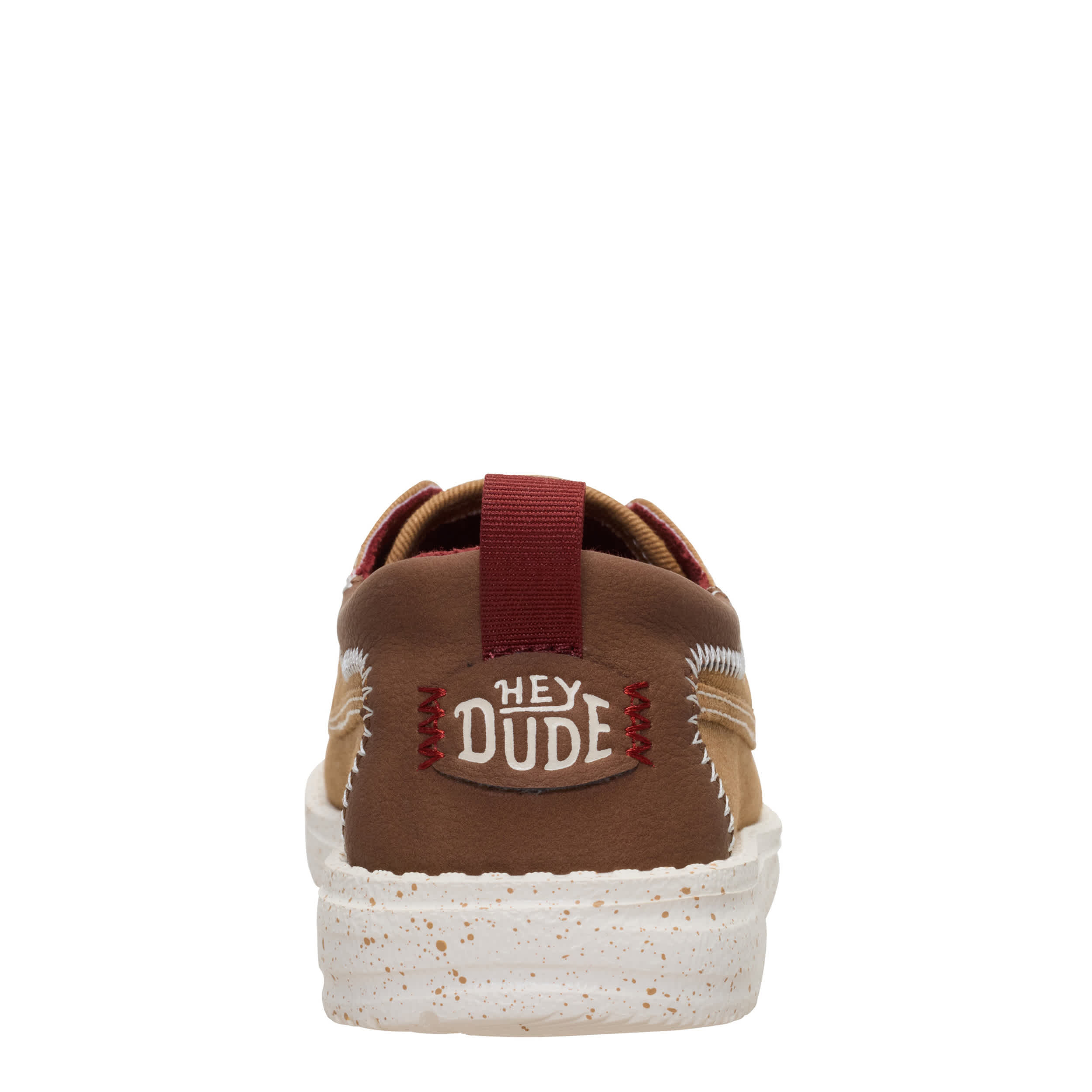 HEYDUDE-BOYS LITTLE-BIG KID WALLY CRU VARSITY SLIP ON SNEAKER-BROWN & 