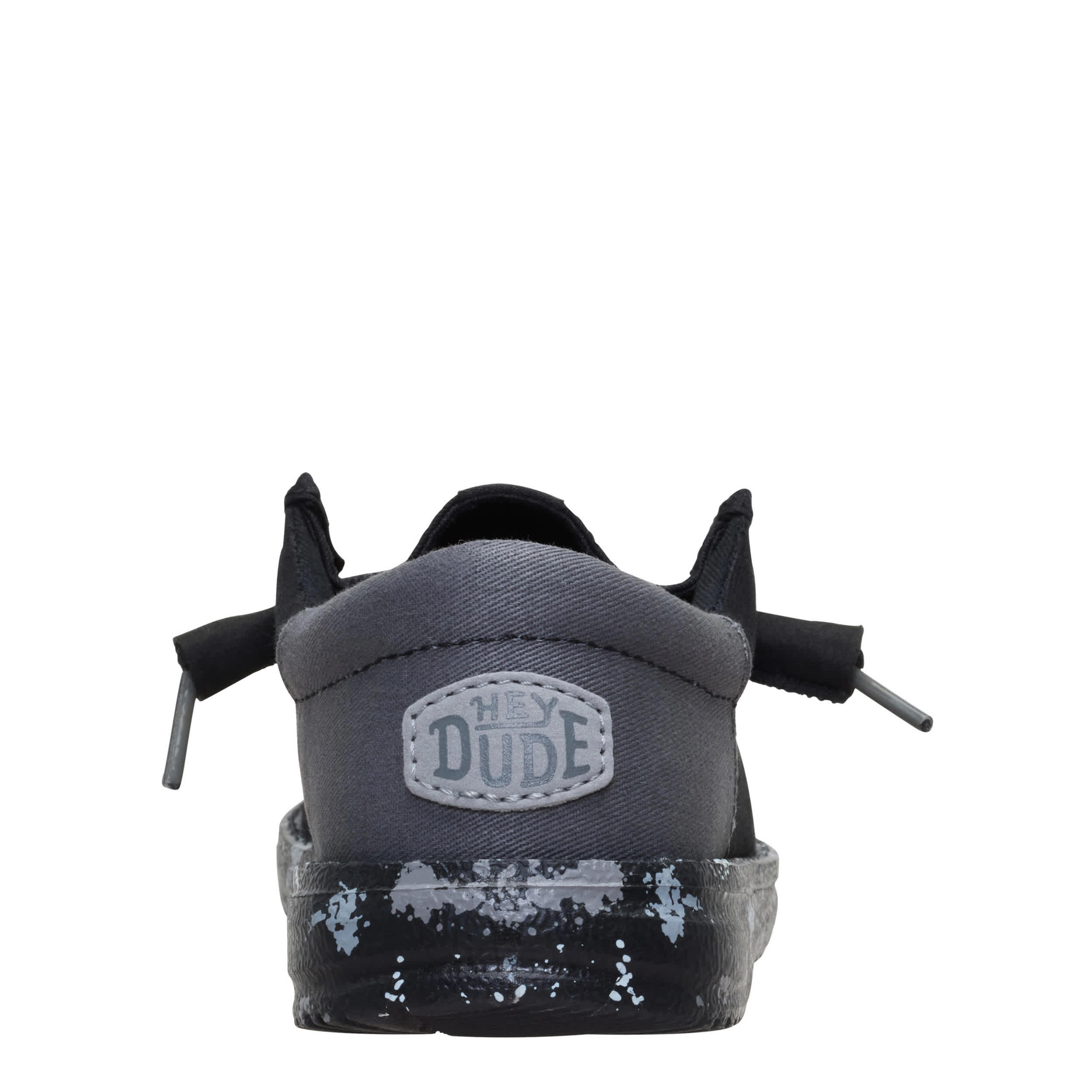 HEYDUDE-BOYS LITTLE-BIG KID WALLY YOUTH SLIP ON SNEAKER-BLACK & 