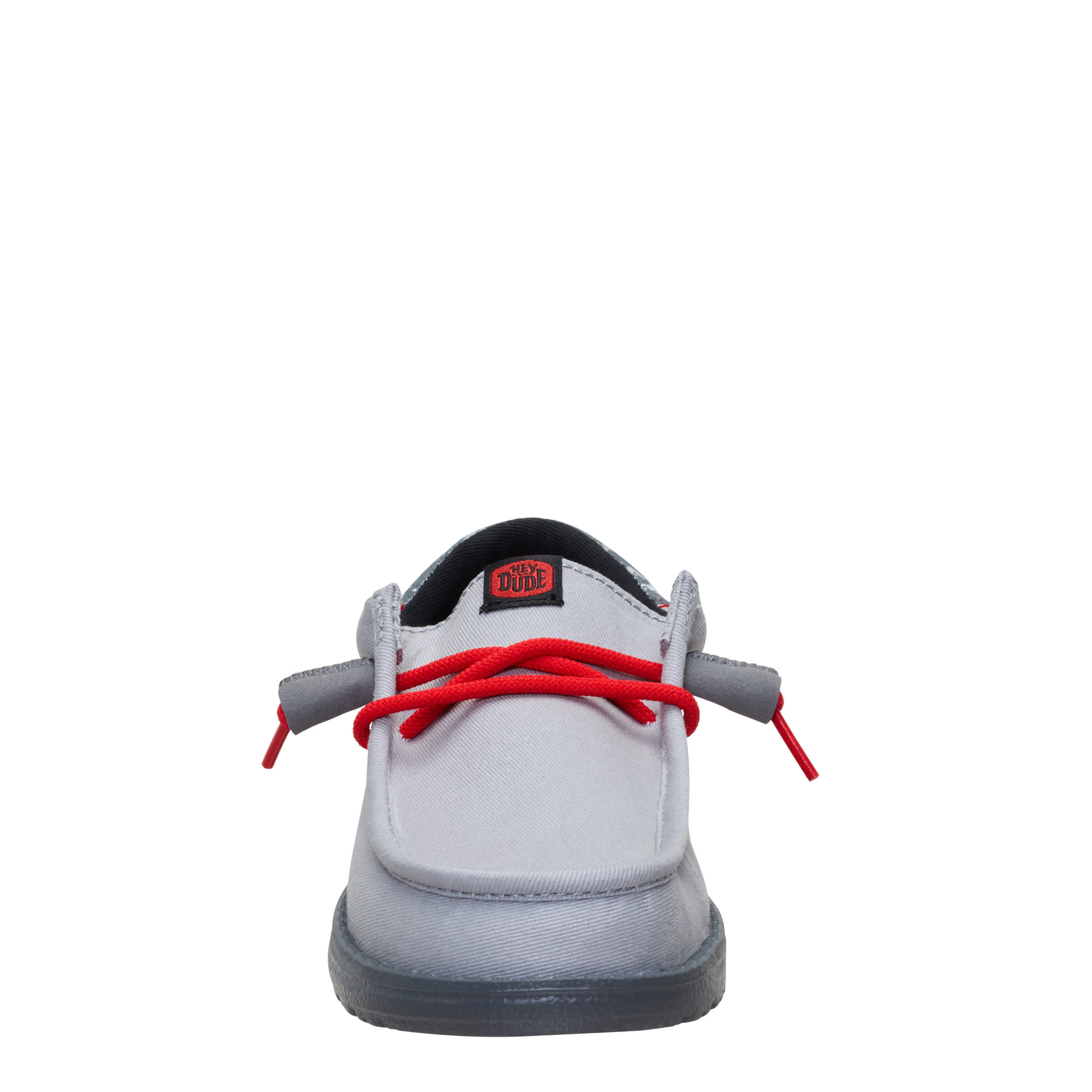 HEYDUDE-BOYS LITTLE-BIG KID WALLY YOUTH SLIP ON SNEAKER-GREY & 