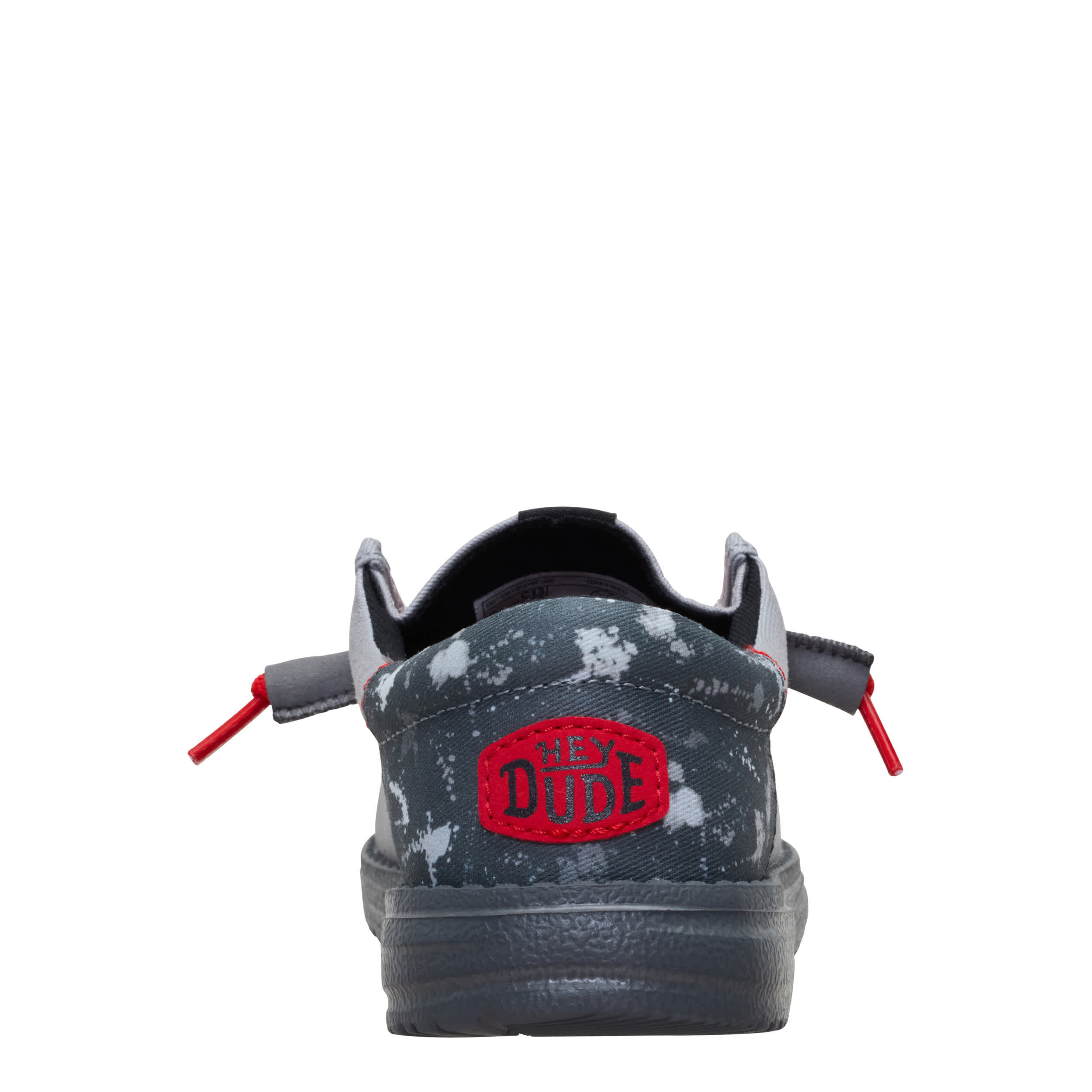 HEYDUDE-BOYS LITTLE-BIG KID WALLY YOUTH SLIP ON SNEAKER-GREY & 