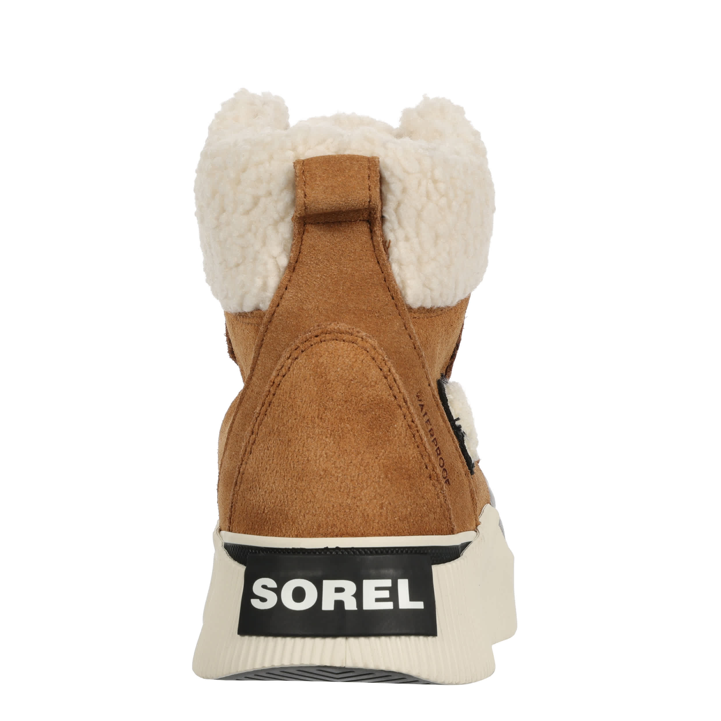 SOREL-GIRLS BIG KIDS OUT N ABOUT CHILLZ WP BOOT-COGNAC & BLACK