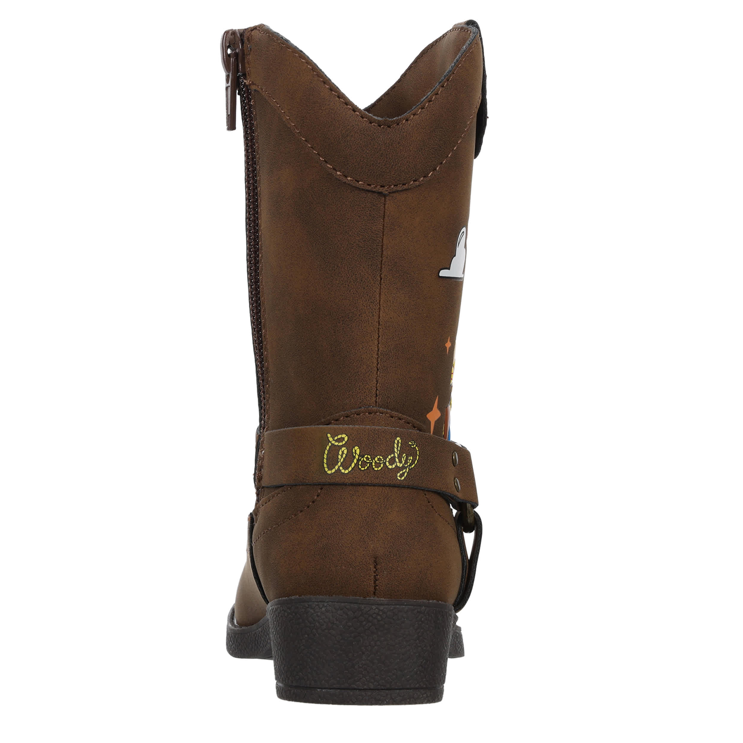 DISNEY-BOYS TODDLER-LITTLE KID TOY STORY WESTERN BOOT-BROWN & MULTICOLOR