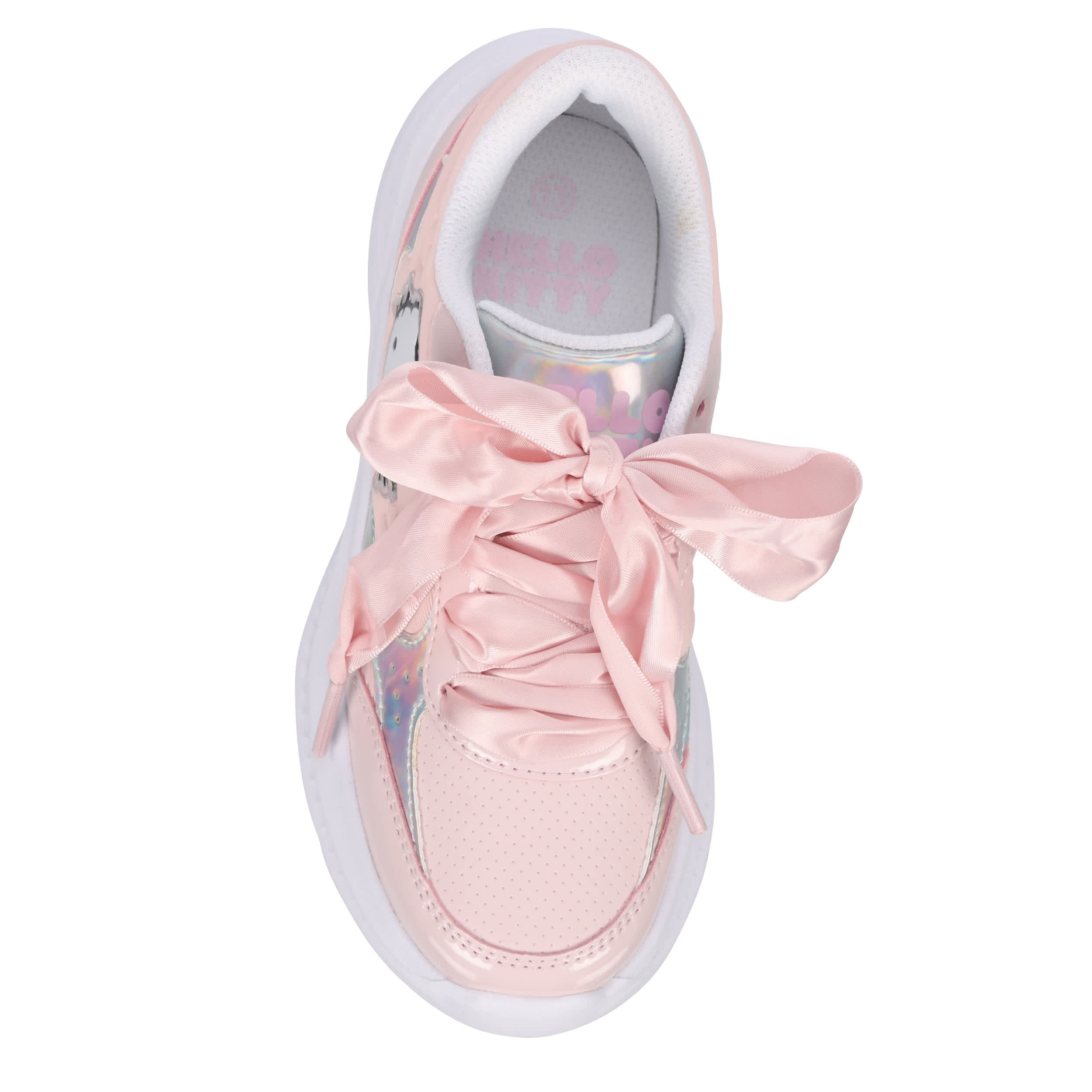HELLO KITTY-GIRLS LITTLE KID HELLO KITTY SNEAKER-WHITE & PINK
