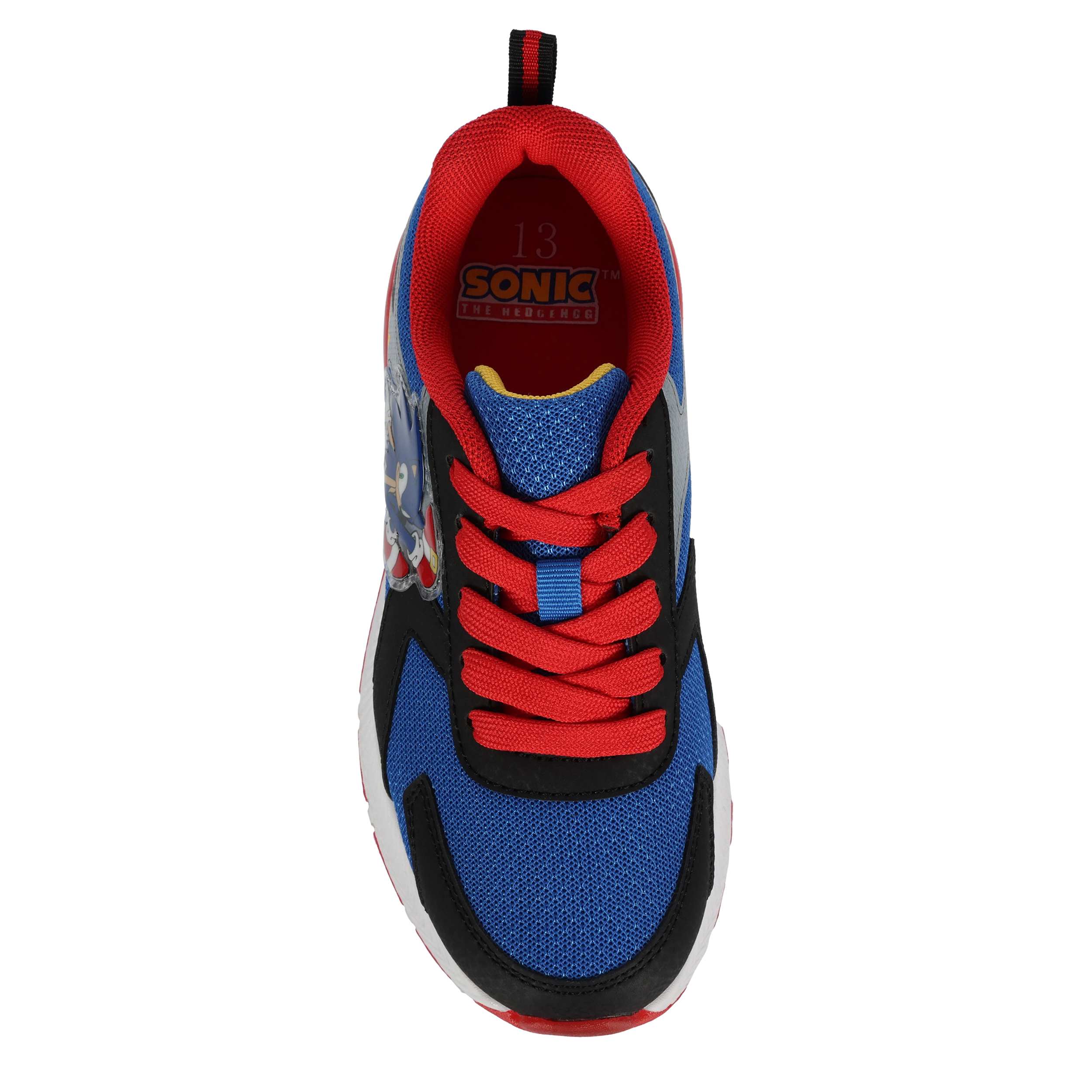 SEGA-BOYS LITTLE BIG KID SONIC LIGHT UPSNEAKER-BLUE & MULTICOLOR