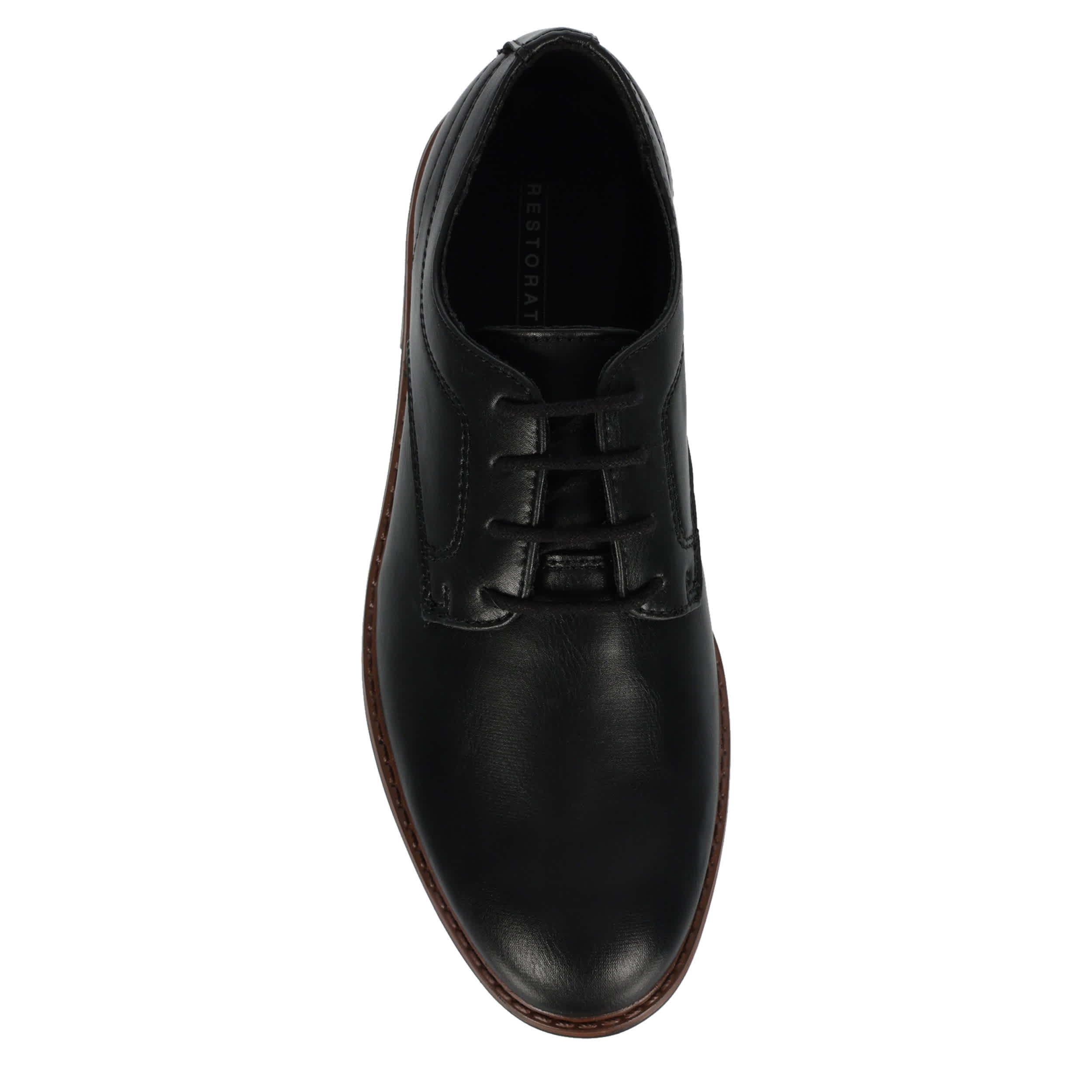 RESTORATION-BOYS LITTLE-BIG KID SCOTT DRESS SHOE-BLACK & 