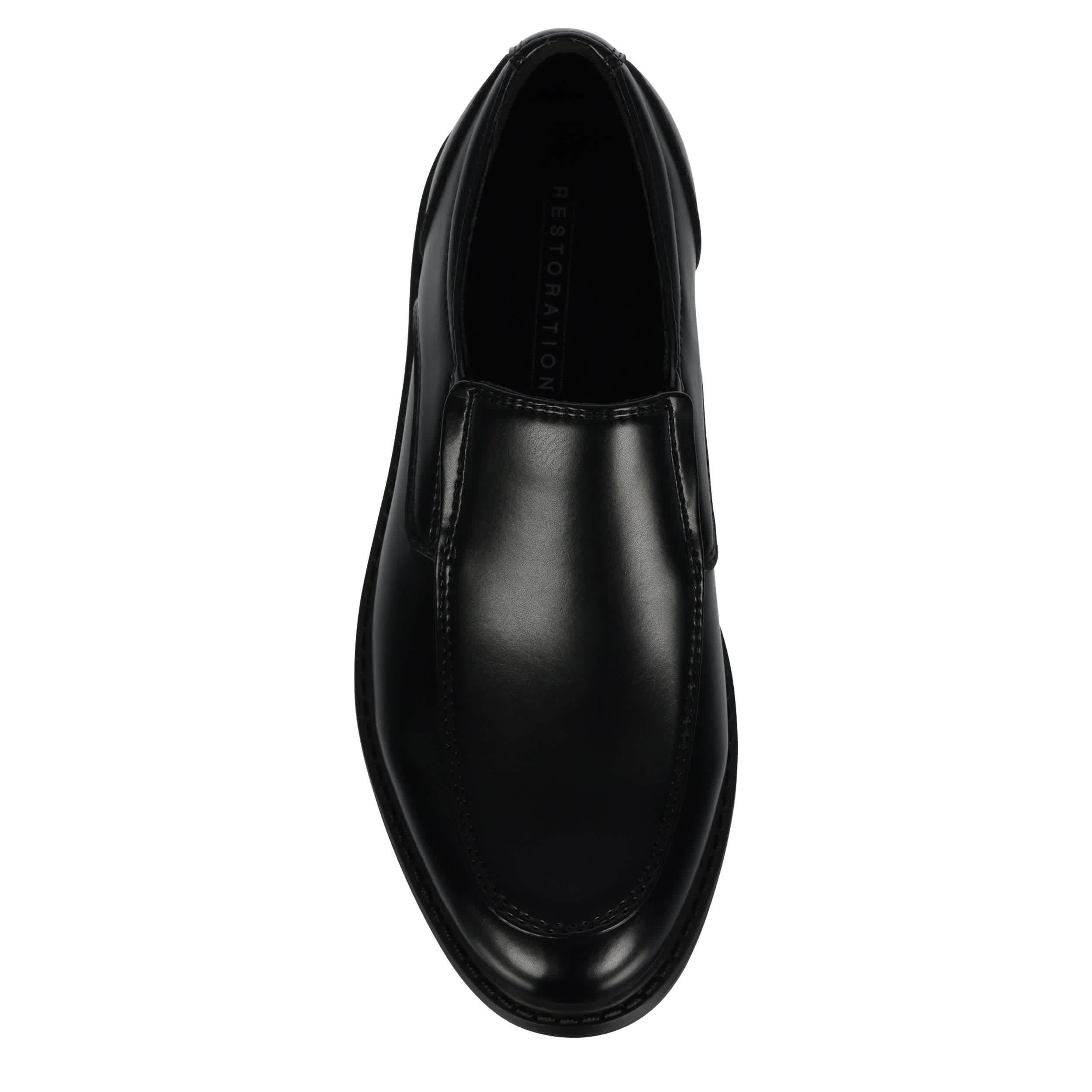 RESTORATION-BOYS LITTLE-BIG KID WILLARD DRESS SHOE-BLACK & 