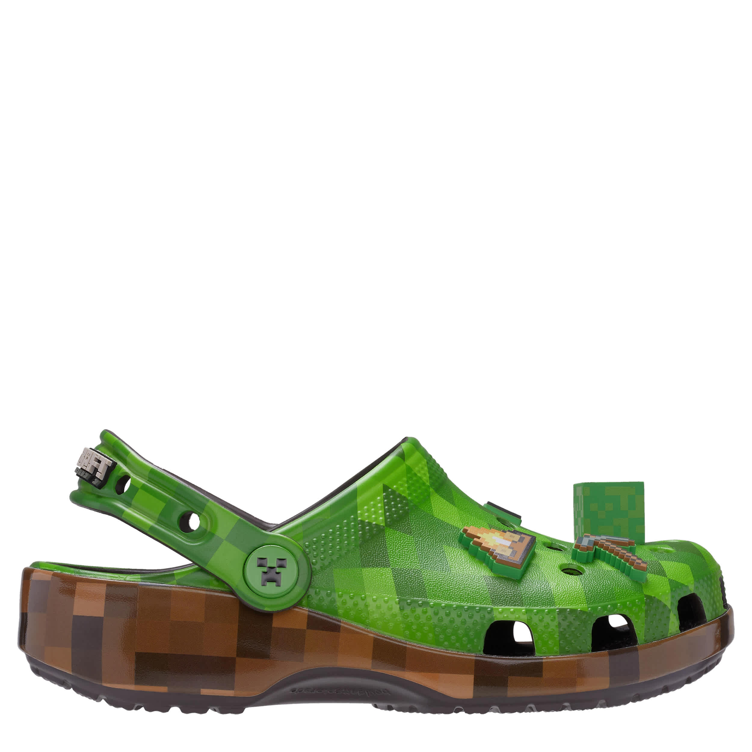 CROCS-BOYS LITTLE-BIG KID MINECRAFT CLASSIC CLOG-GREEN & 