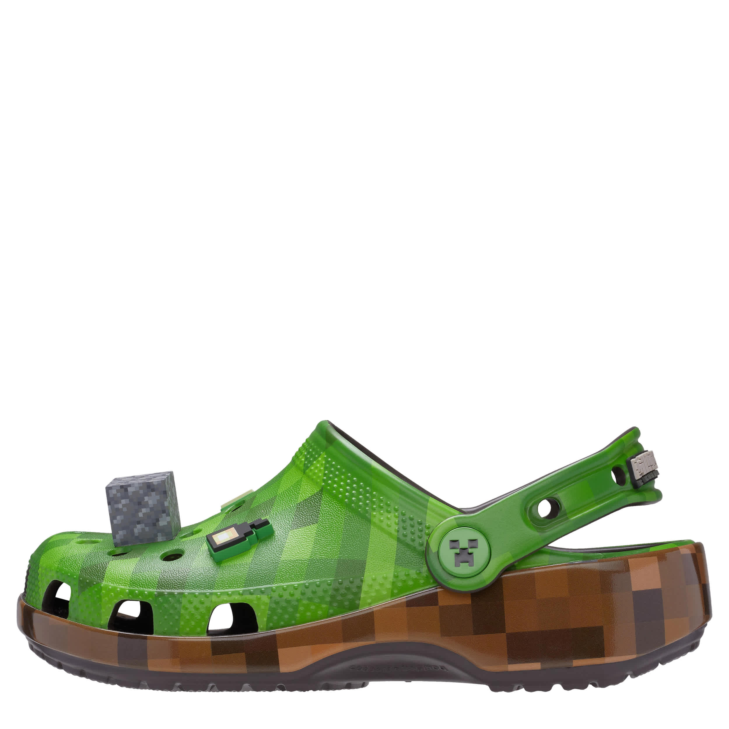 CROCS-BOYS LITTLE-BIG KID MINECRAFT CLASSIC CLOG-GREEN & 