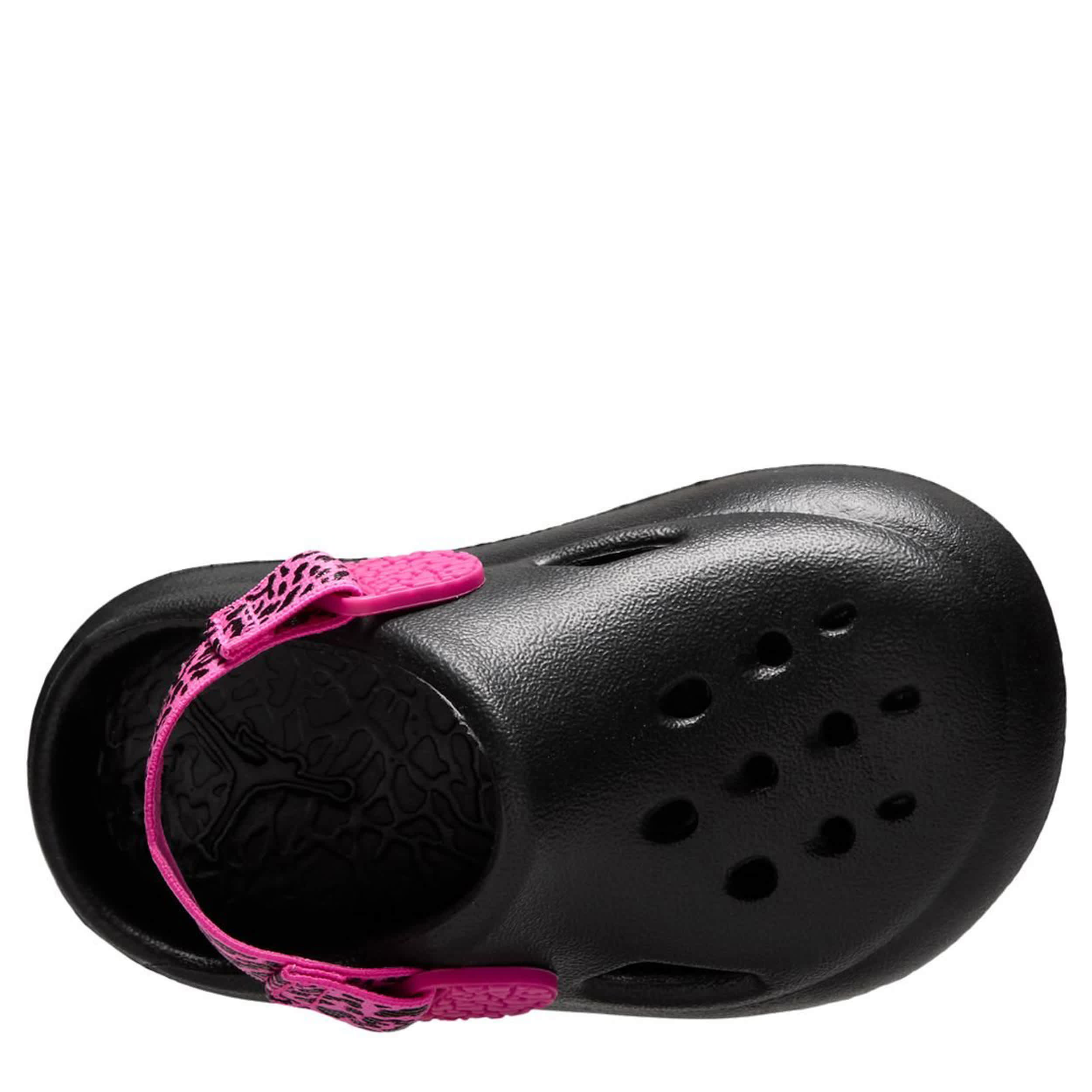JORDAN-GIRLS LITTLE KID HYDRIP SANDAL-FUSCHIA & BLACK