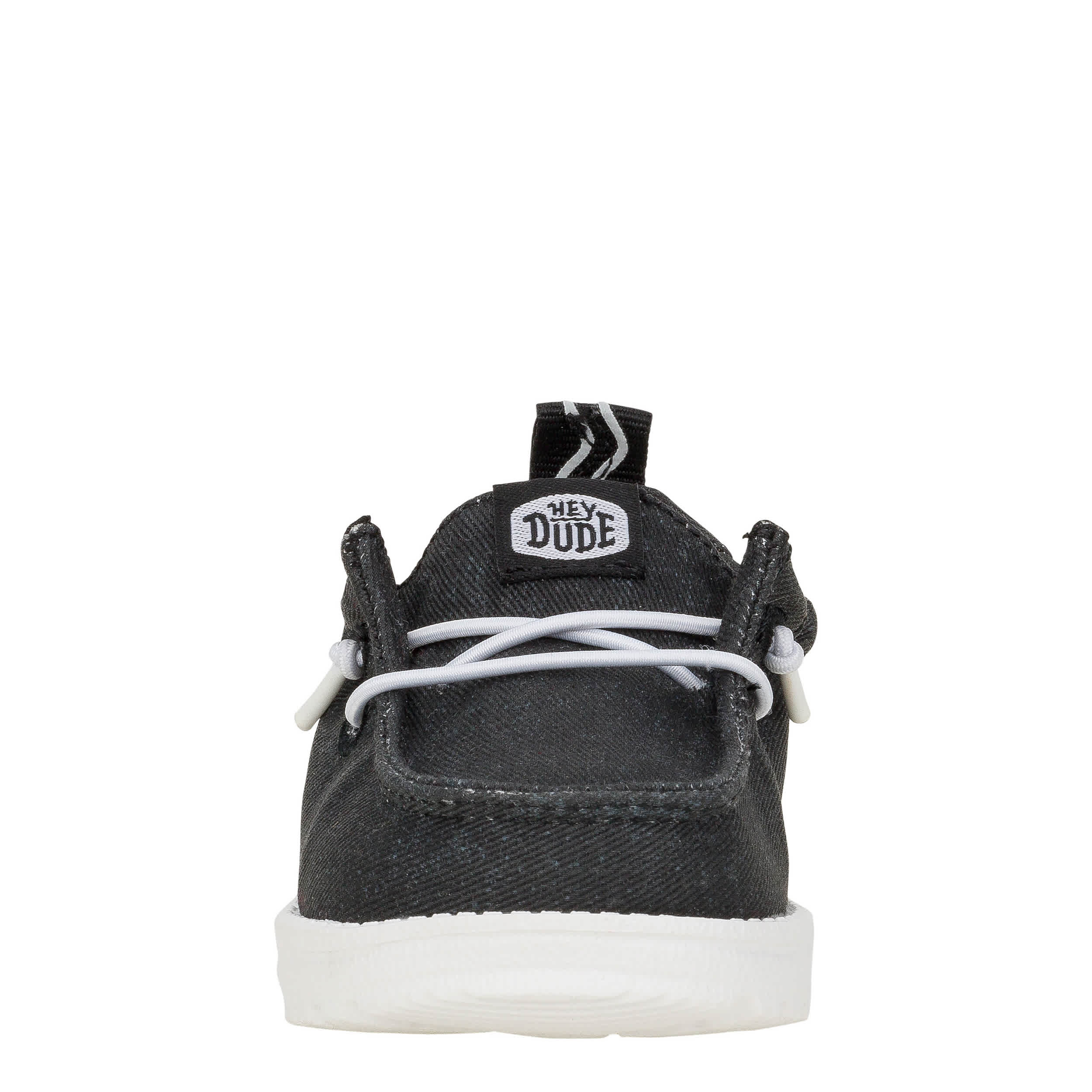 HEYDUDE-BOYS LILDUDE SLIP ON-BLACK & 