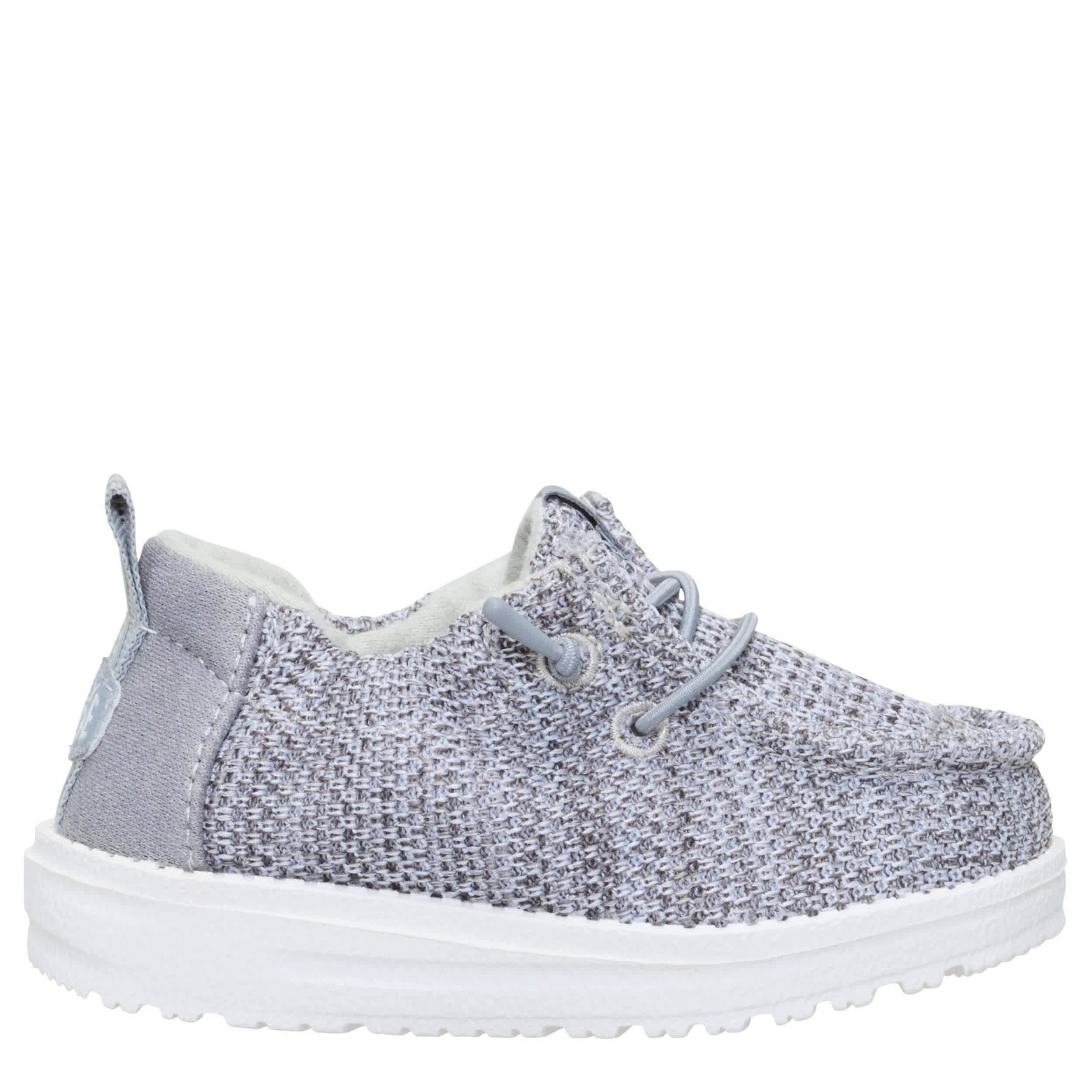 HEYDUDE-BOYS LILDUDE SLIP ON-GREY & 