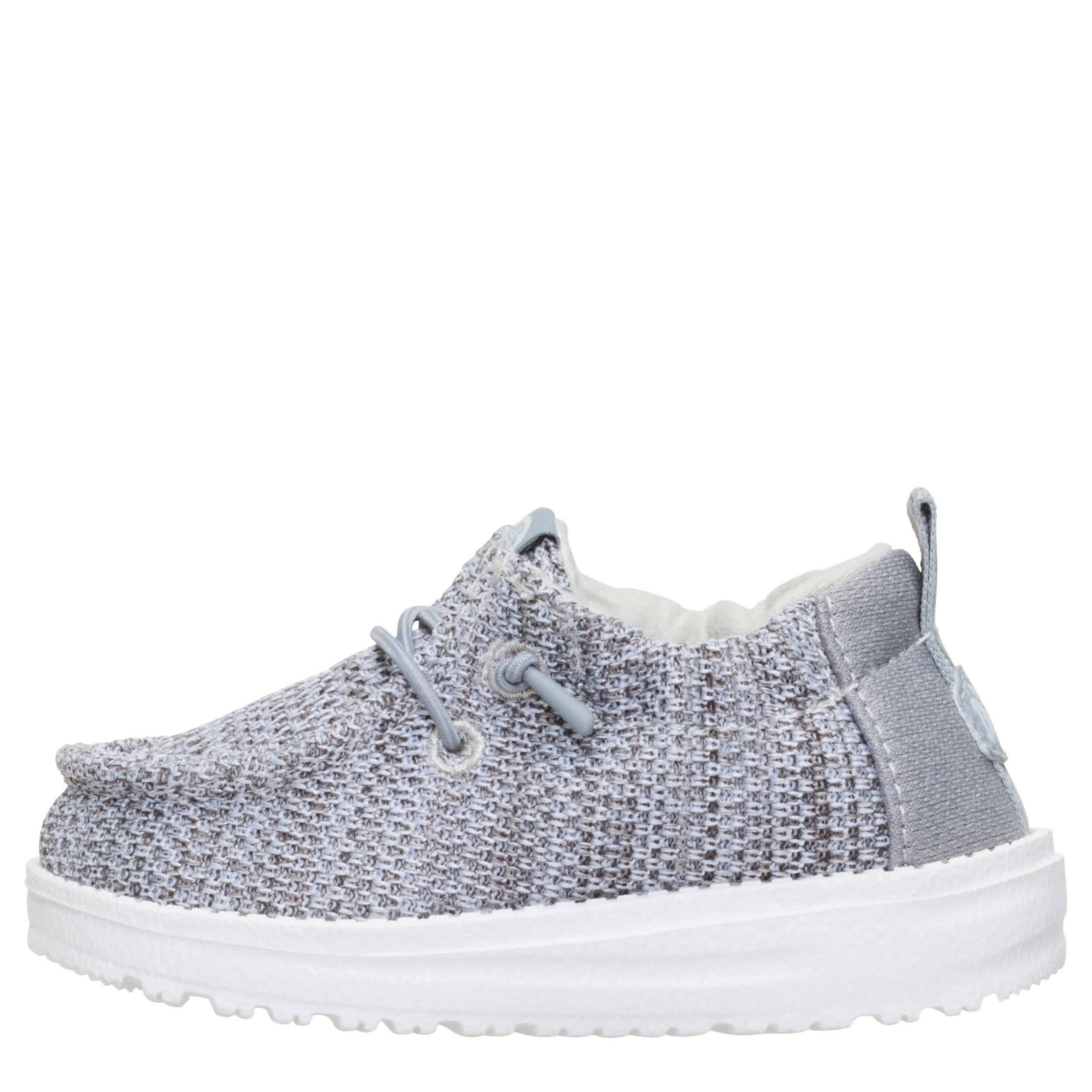 HEYDUDE-BOYS LILDUDE SLIP ON-GREY & 