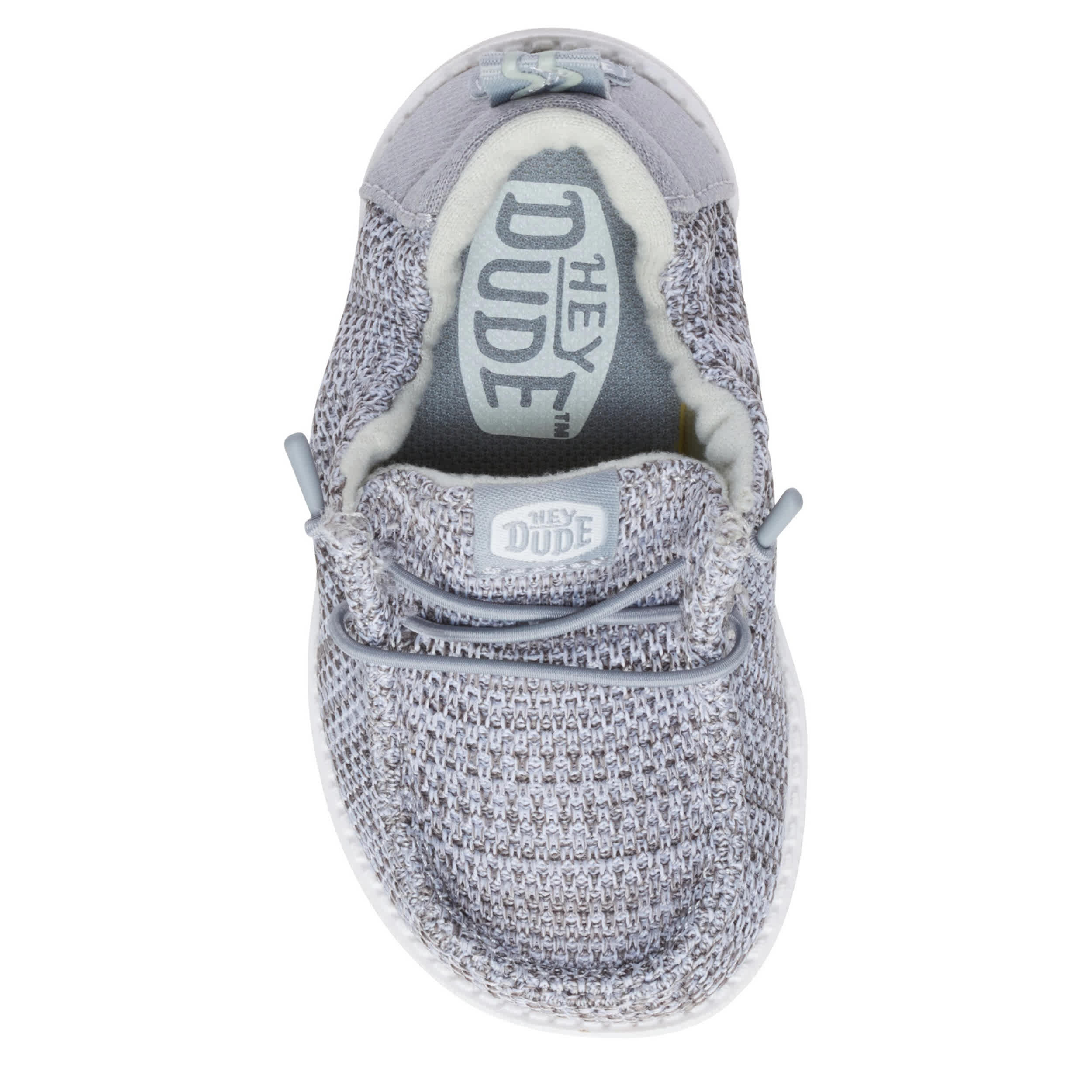 HEYDUDE-BOYS LILDUDE SLIP ON-GREY & 