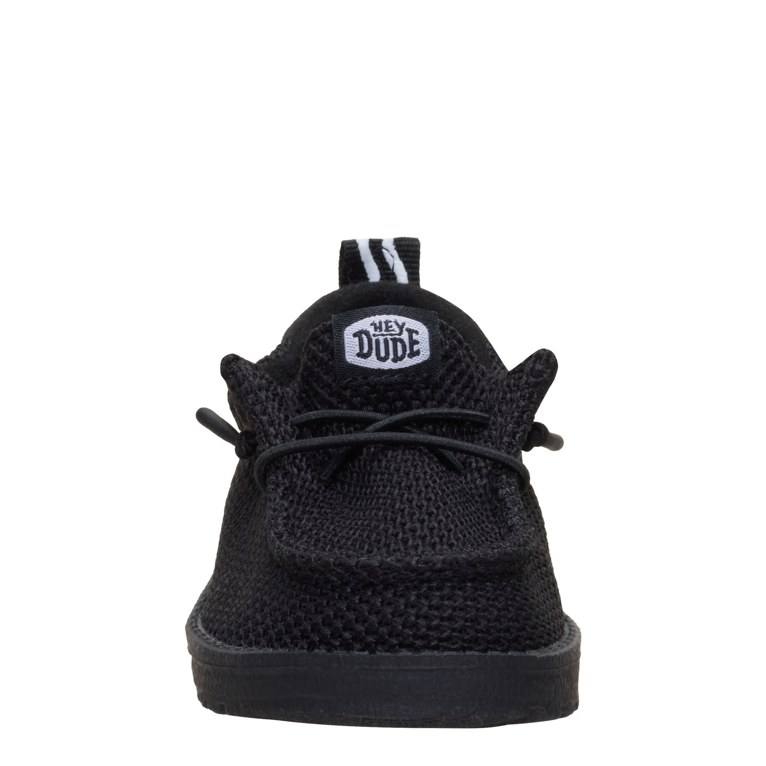 HEYDUDE-BOYS LILDUDE SLIP ON-BLACK & 