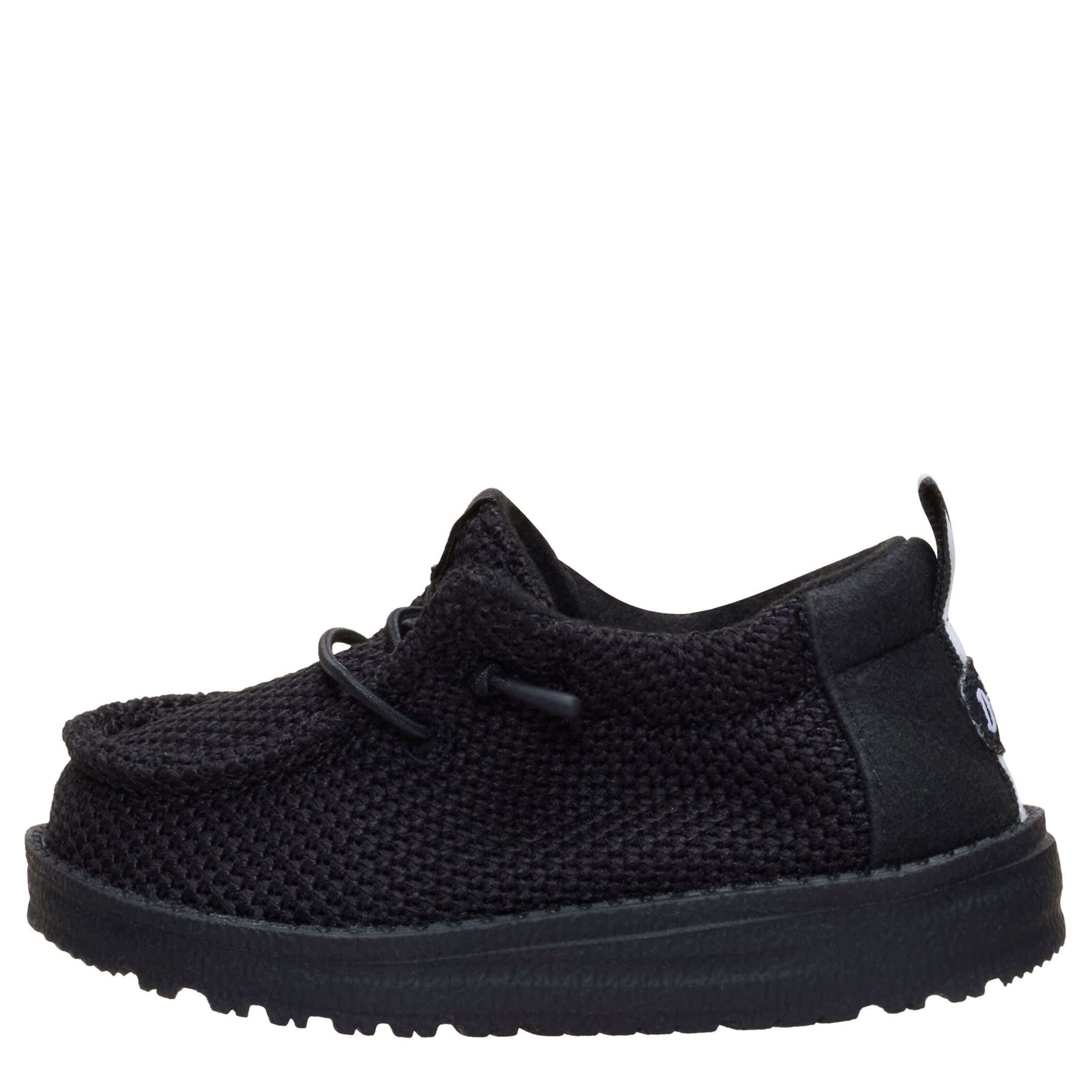 HEYDUDE-BOYS LILDUDE SLIP ON-BLACK & 