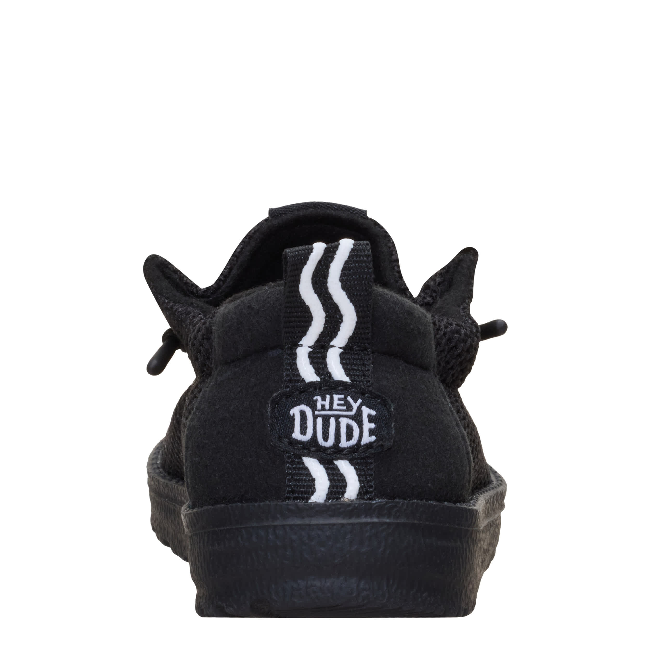 HEYDUDE-BOYS LILDUDE SLIP ON-BLACK & 