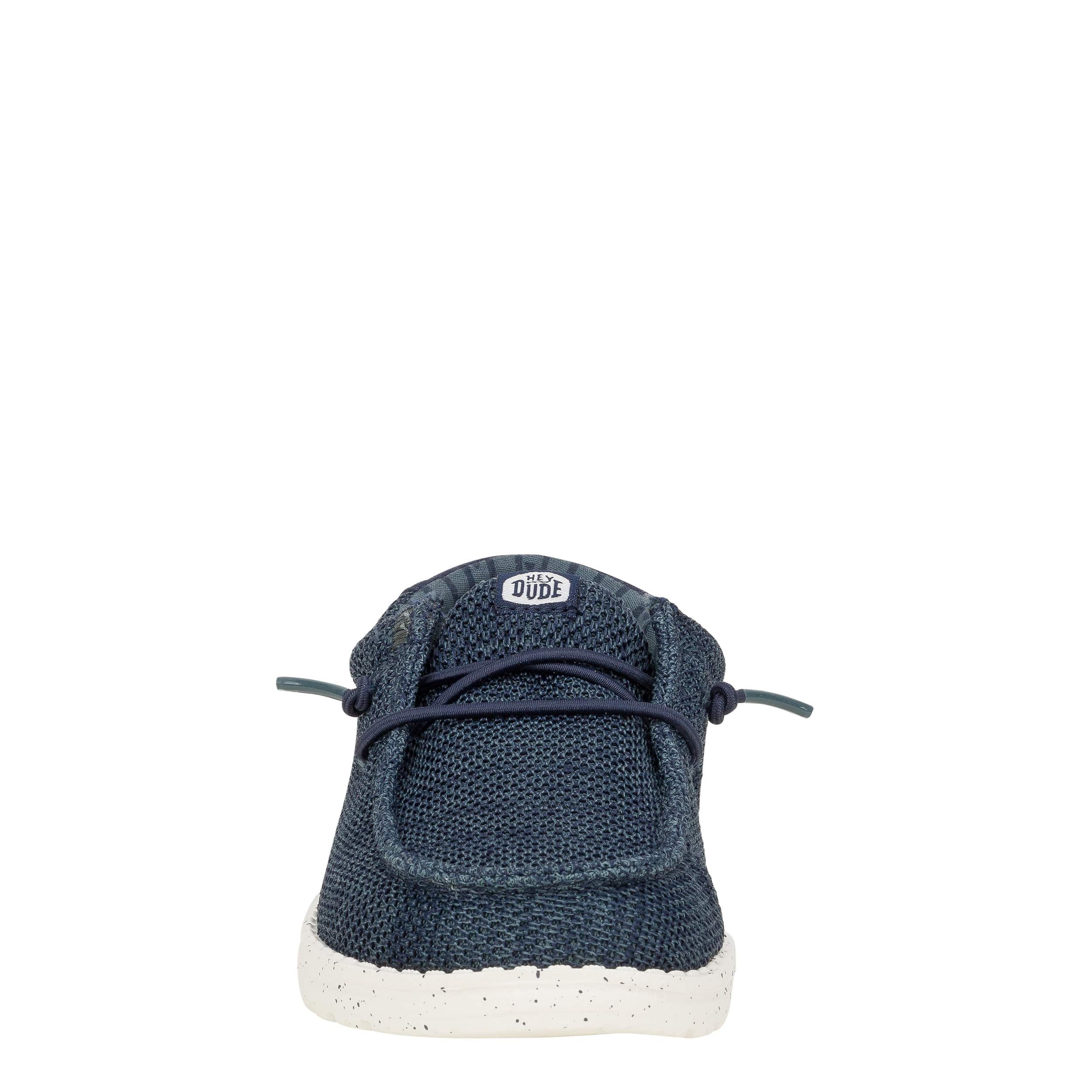 HEYDUDE-BOYS WALLY Y STRETCH-BLUE & 