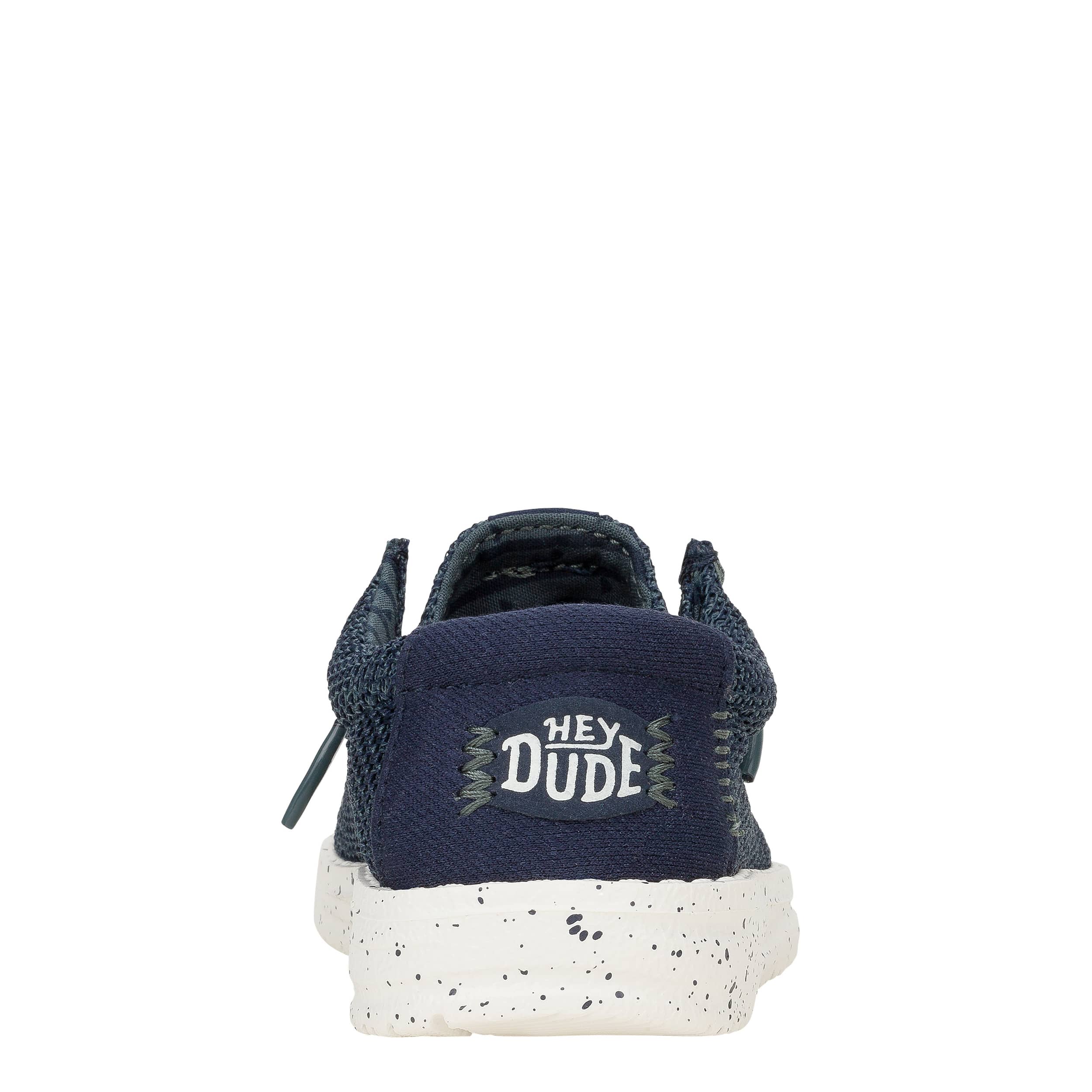 HEYDUDE-BOYS WALLY T STRETCH-BLUE & 