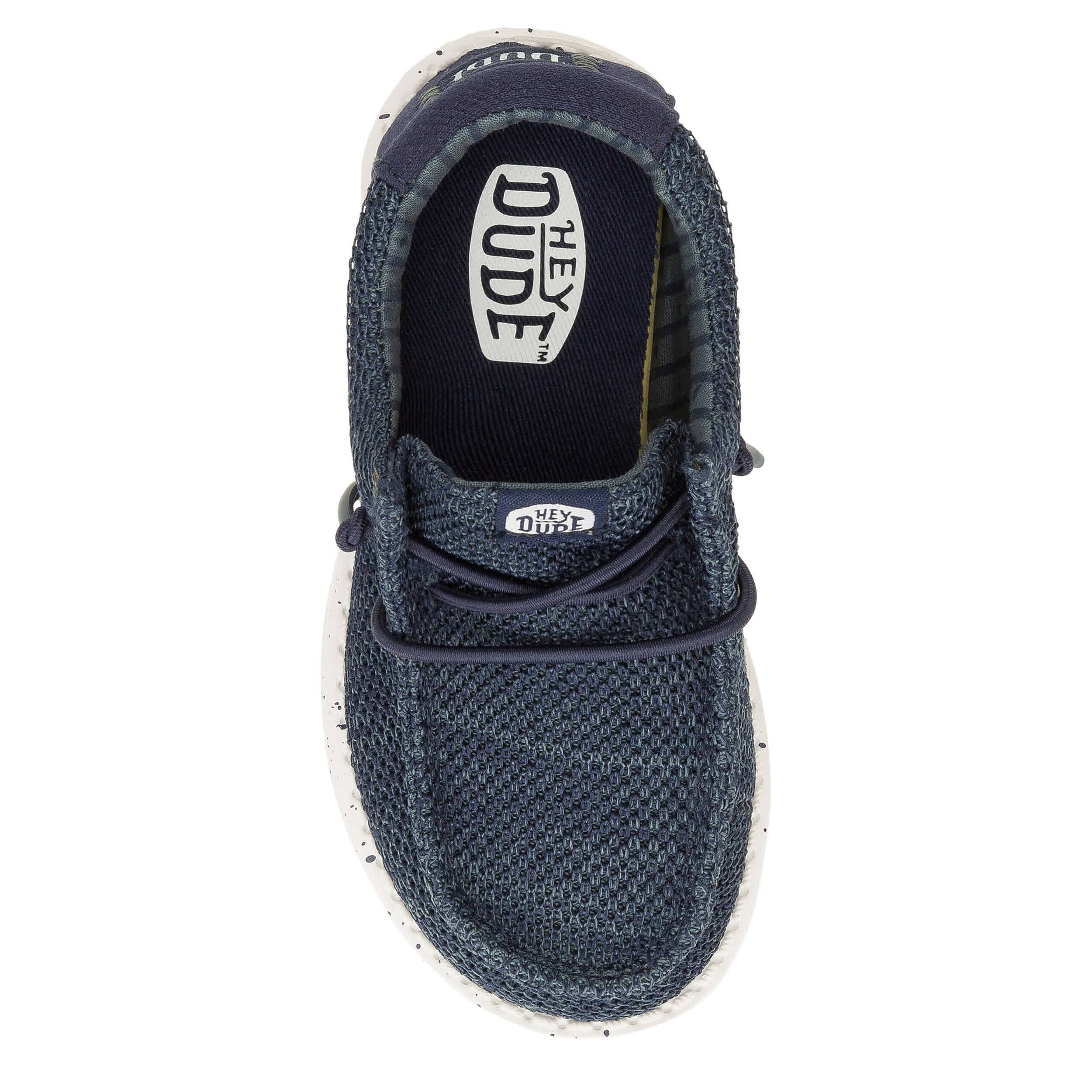 HEYDUDE-BOYS WALLY T STRETCH-BLUE & 
