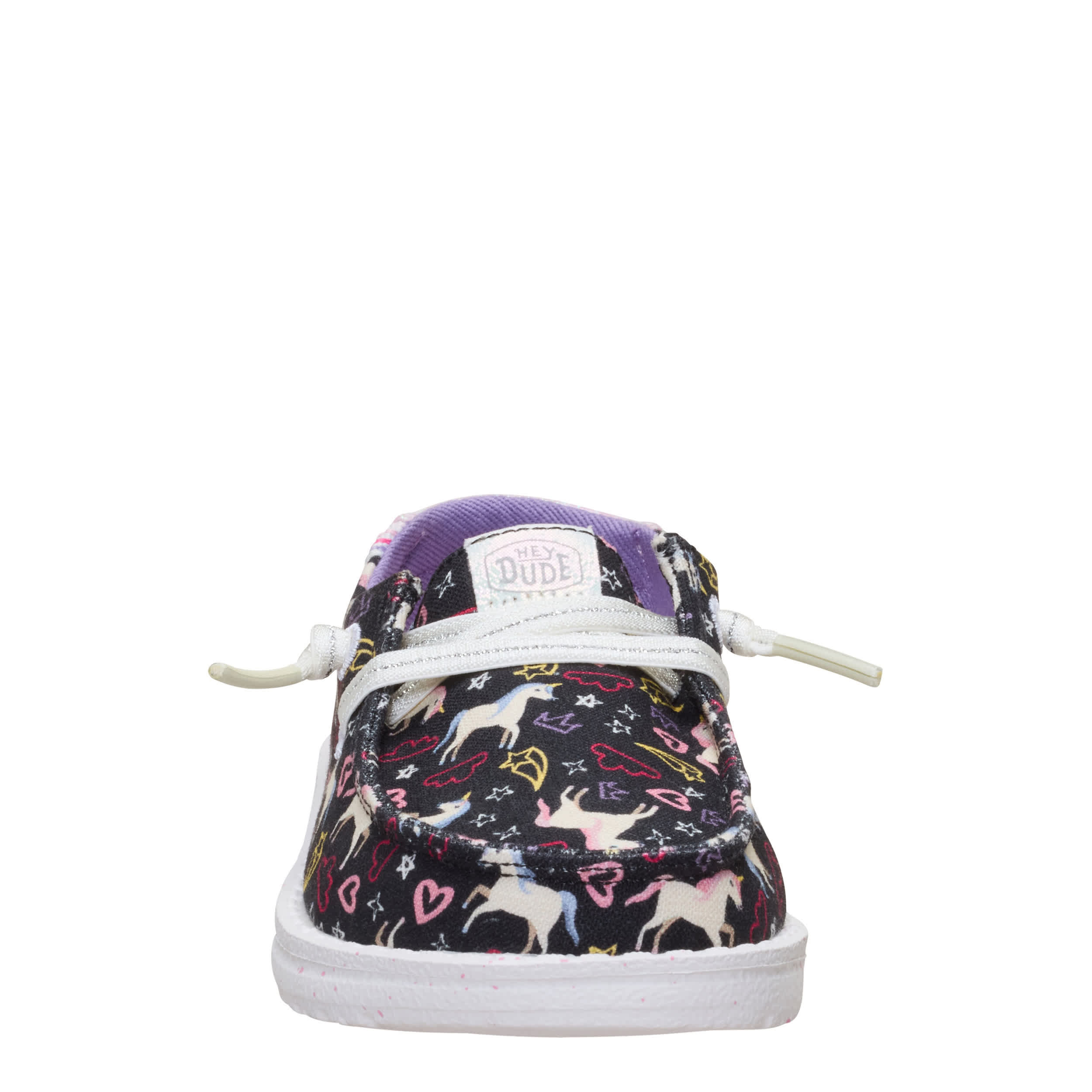HEYDUDE-GIRLS WENDY T UNICORN-BLACK & 