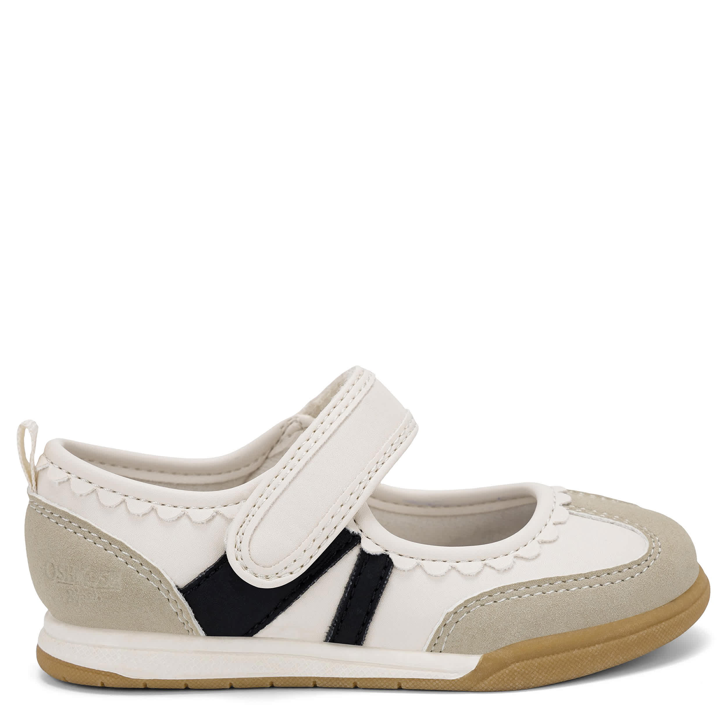 CARTERS-GIRLS TODDLER SOPHIA MARY JANE SHOE-WHITE & BLACK
