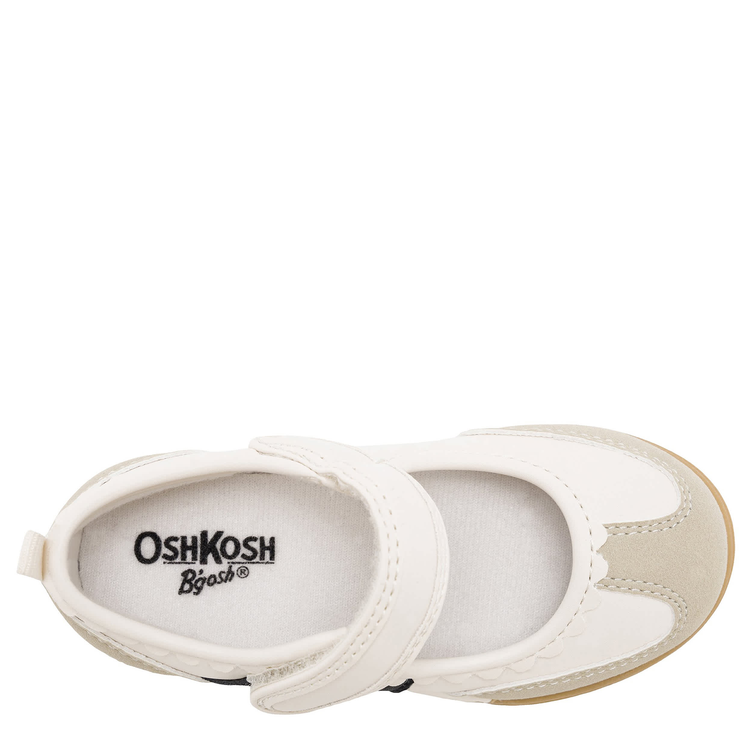 CARTERS-GIRLS TODDLER SOPHIA MARY JANE SHOE-WHITE & BLACK