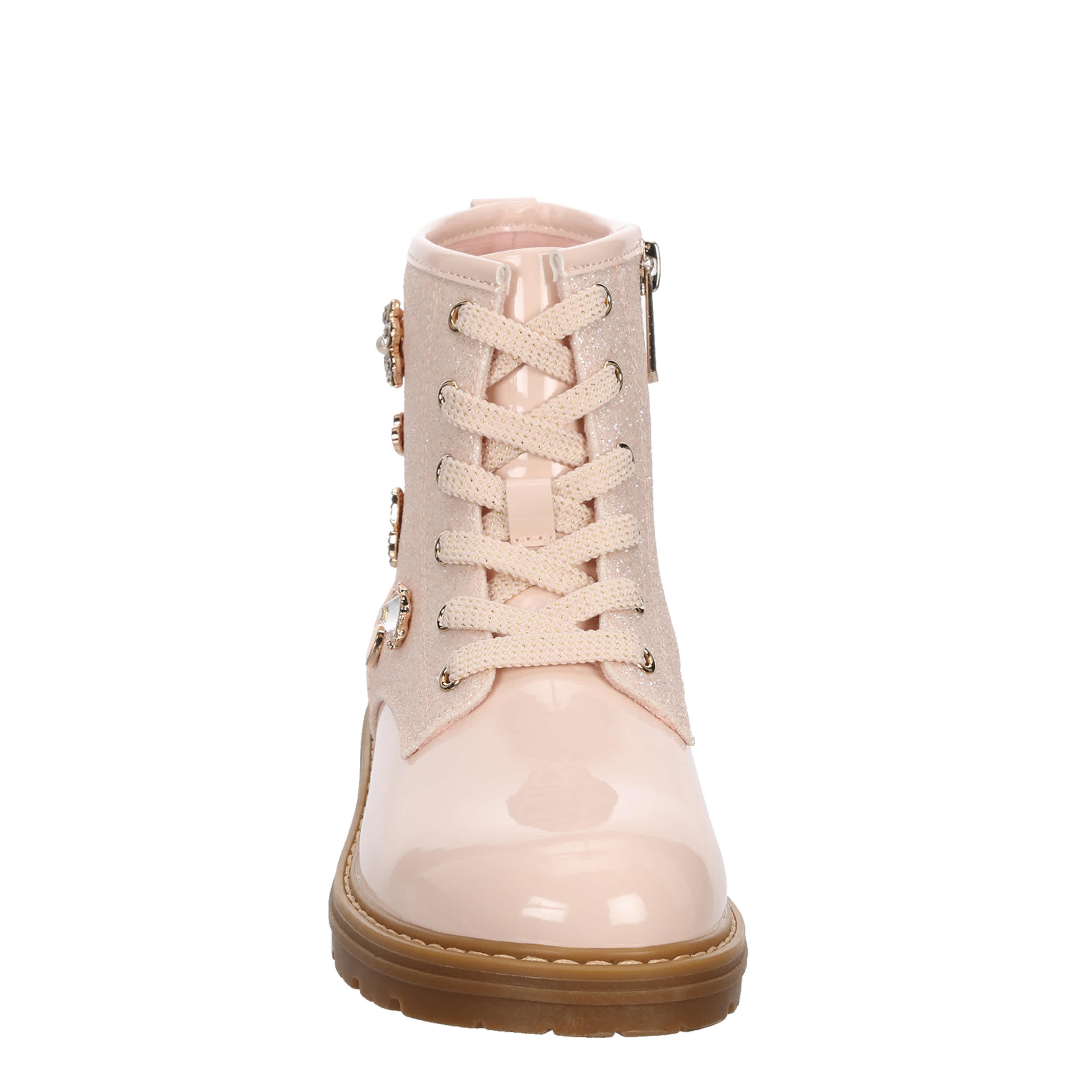 CUPCAKE COUTURE-GIRLS LITTLE-BIG KID DECOR COMBAT BOOT-PINK & 