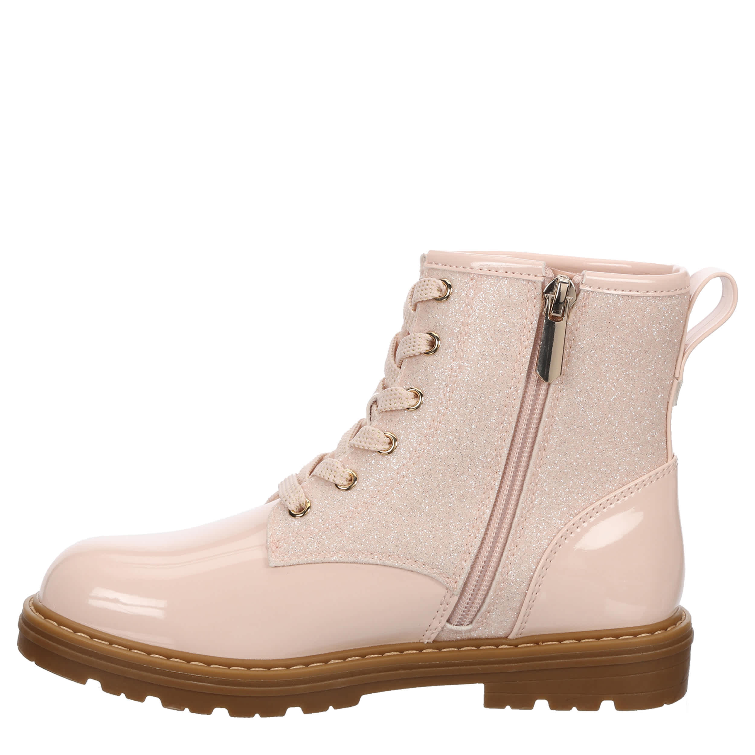 CUPCAKE COUTURE-GIRLS LITTLE-BIG KID DECOR COMBAT BOOT-PINK & 
