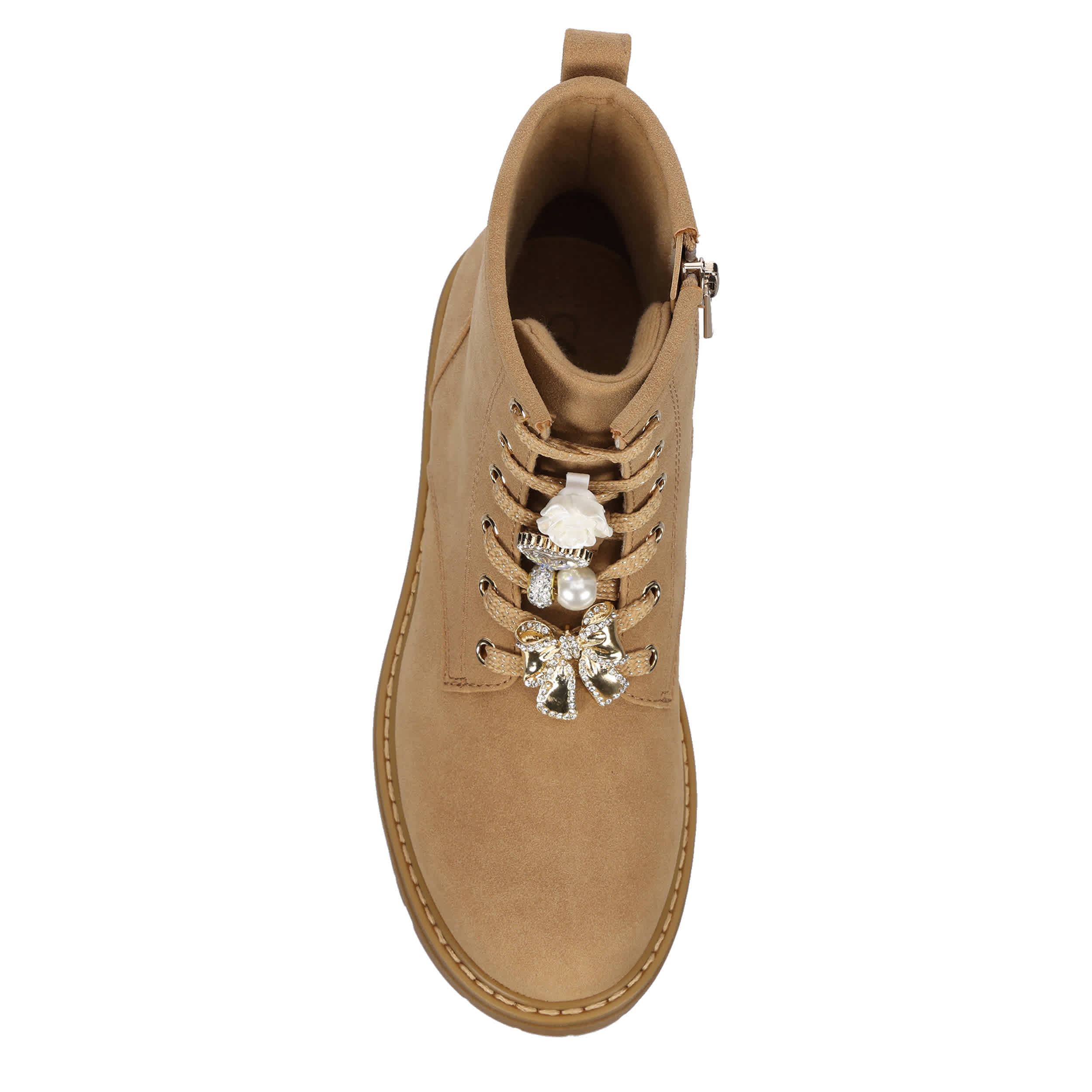 CUPCAKE COUTURE-GIRLS LITTLE-BIG KID MIRA COMBAT BOOT-TAN & 