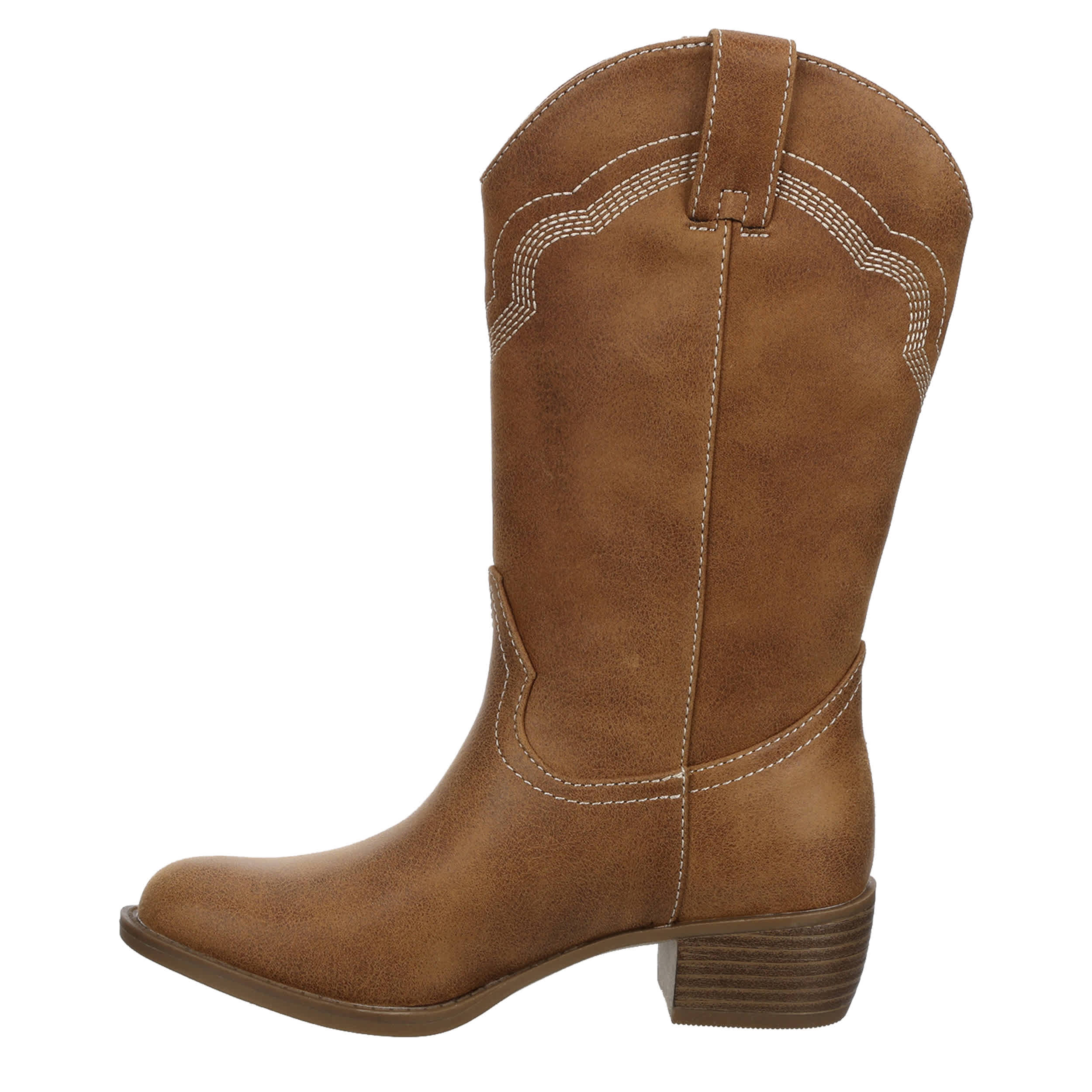 CUPCAKE COUTURE-GIRLS LITTLE-BIG KID FANCY WESTERN BOOT-BROWN & 
